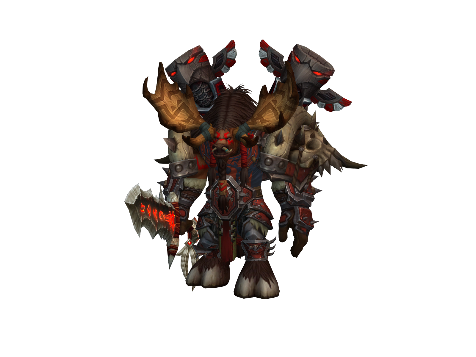 Bredok 3D character render