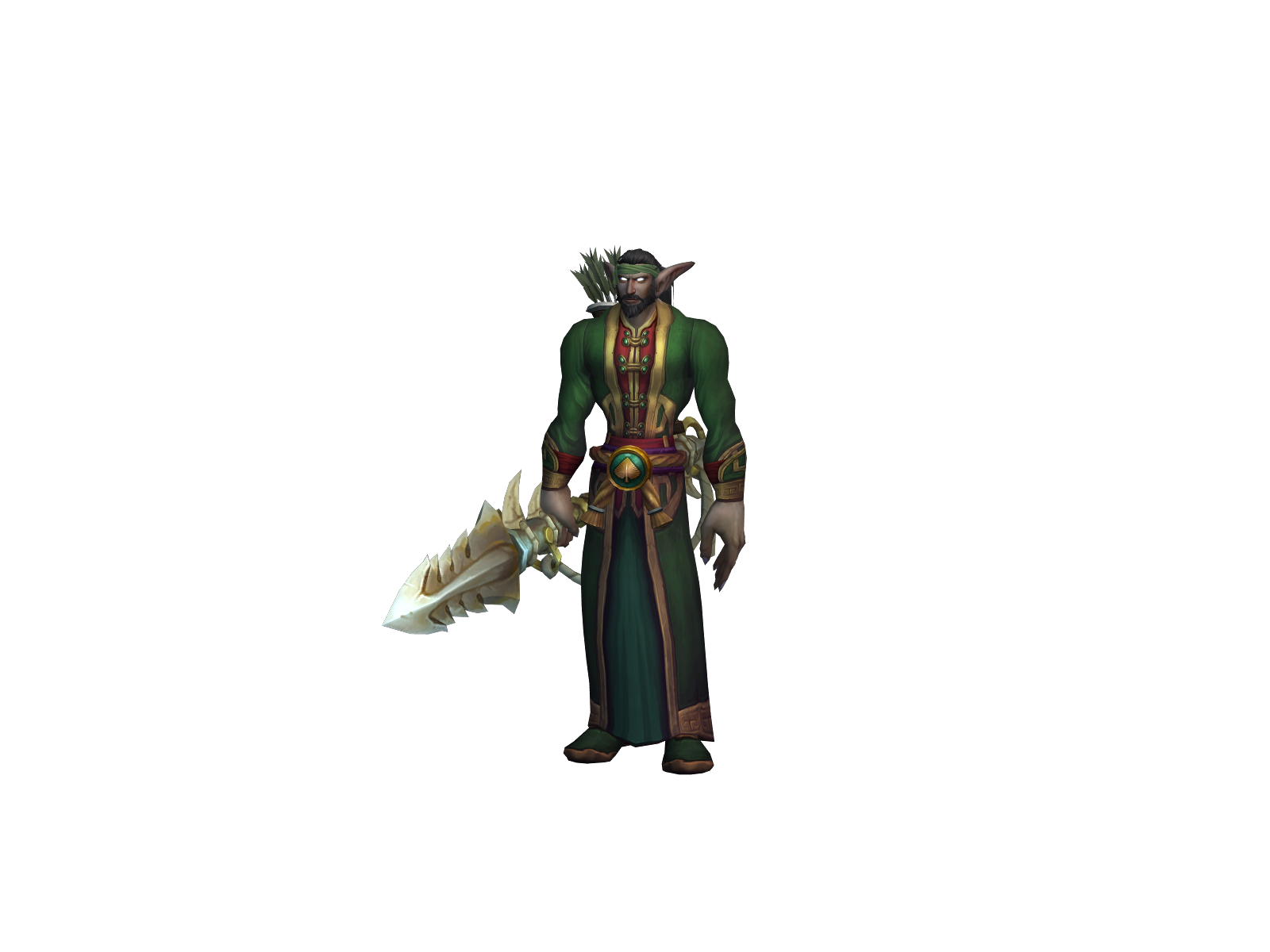 Greentiger 3D character render
