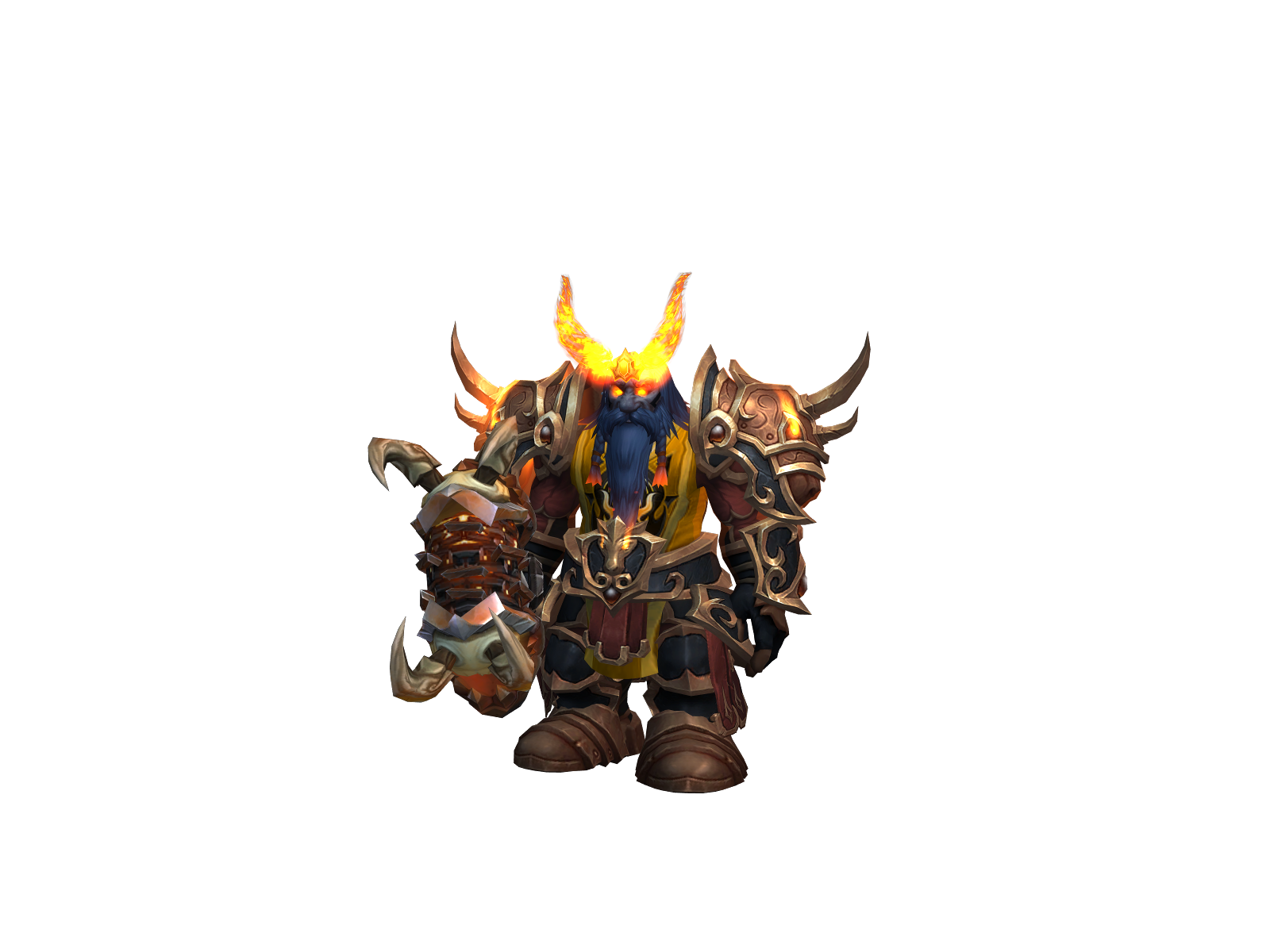 Kreten 3D character render