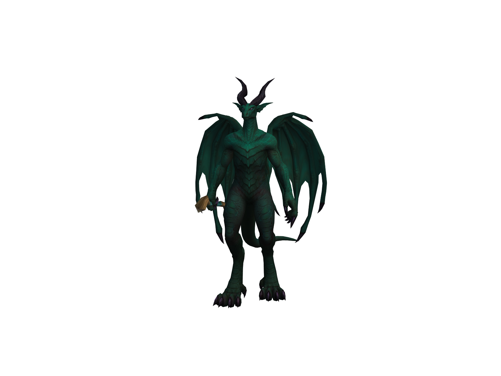 Girk 3D character render