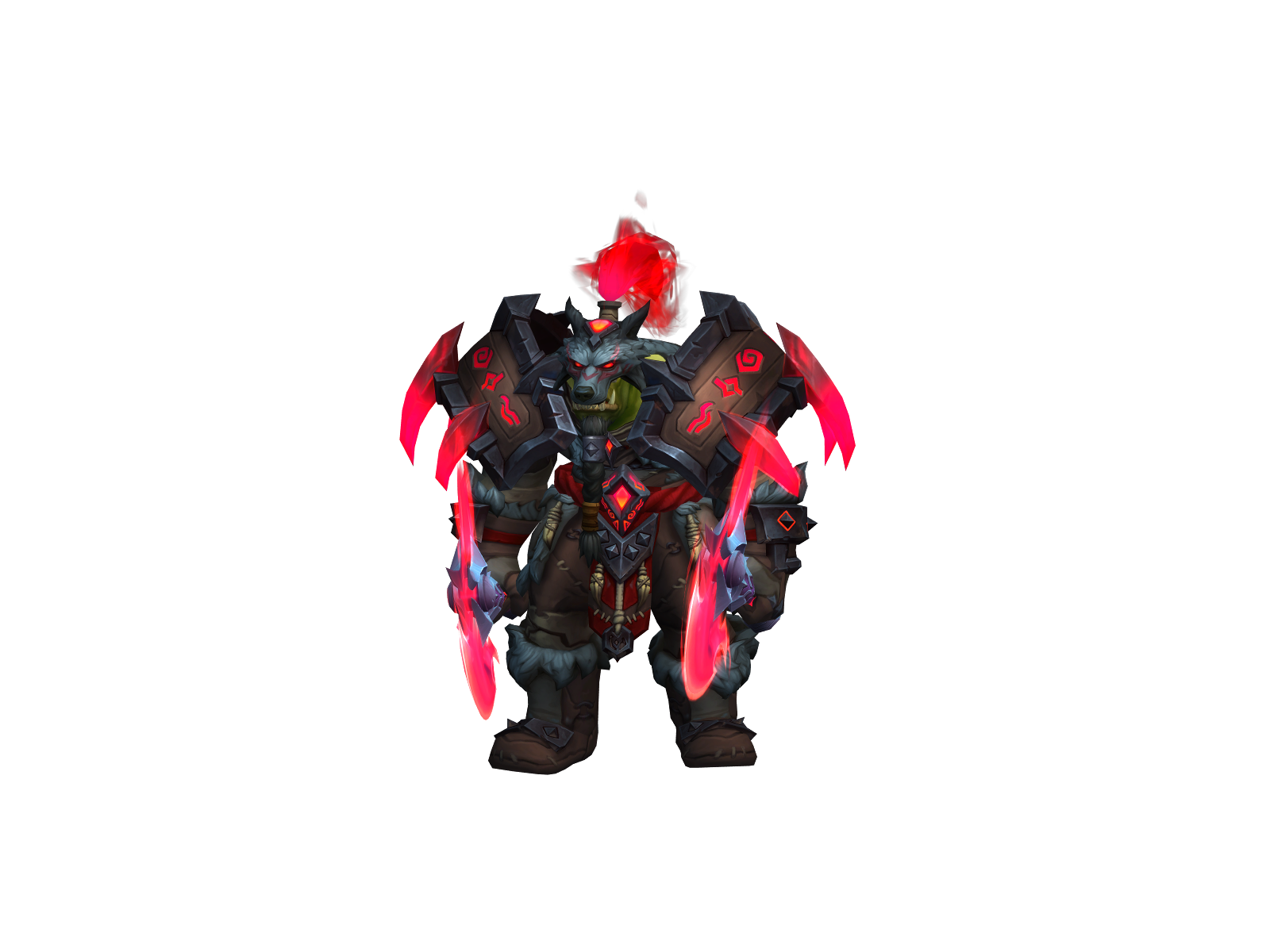 Windfuryproc 3D character render