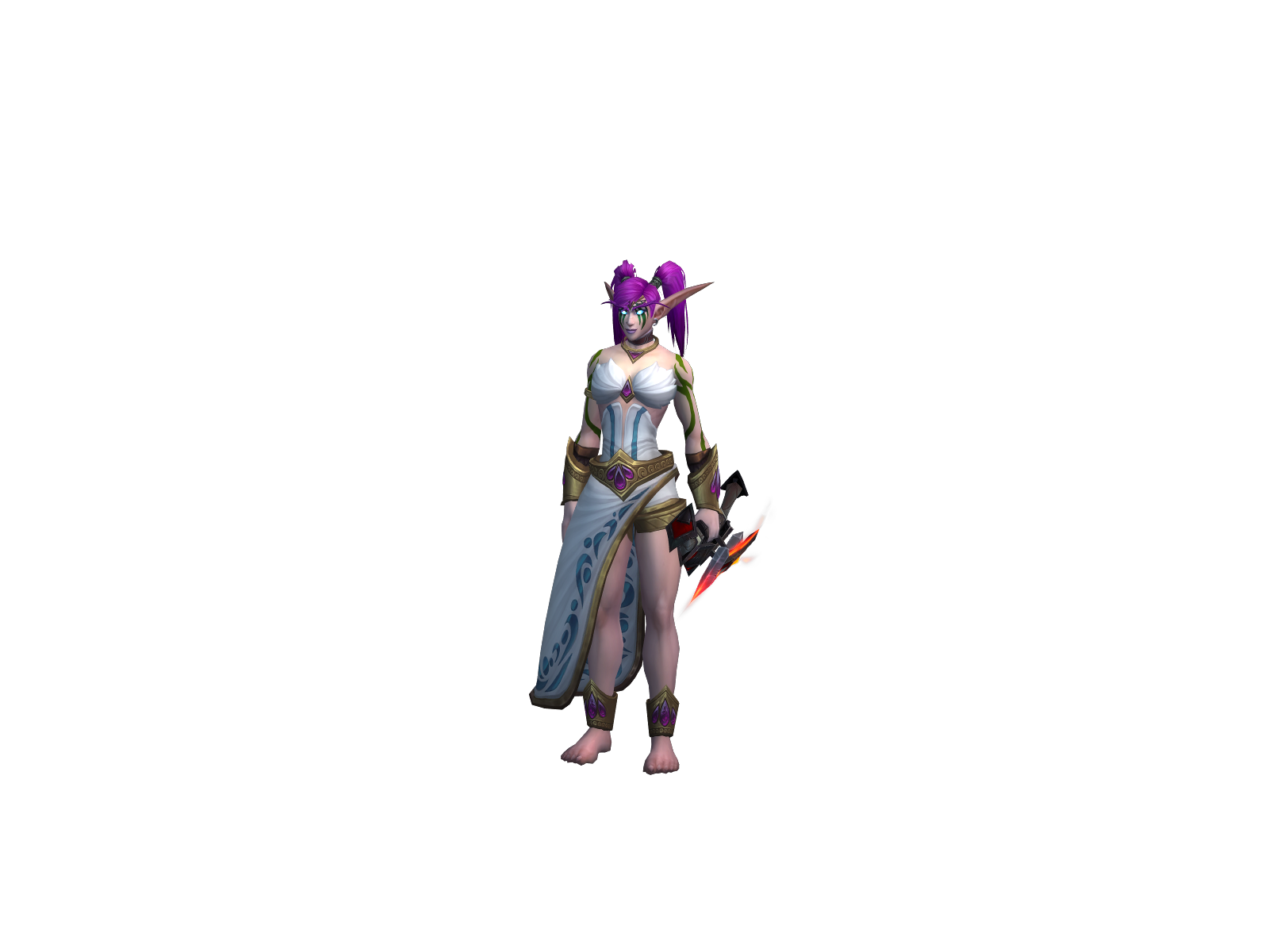 Llillill 3D character render