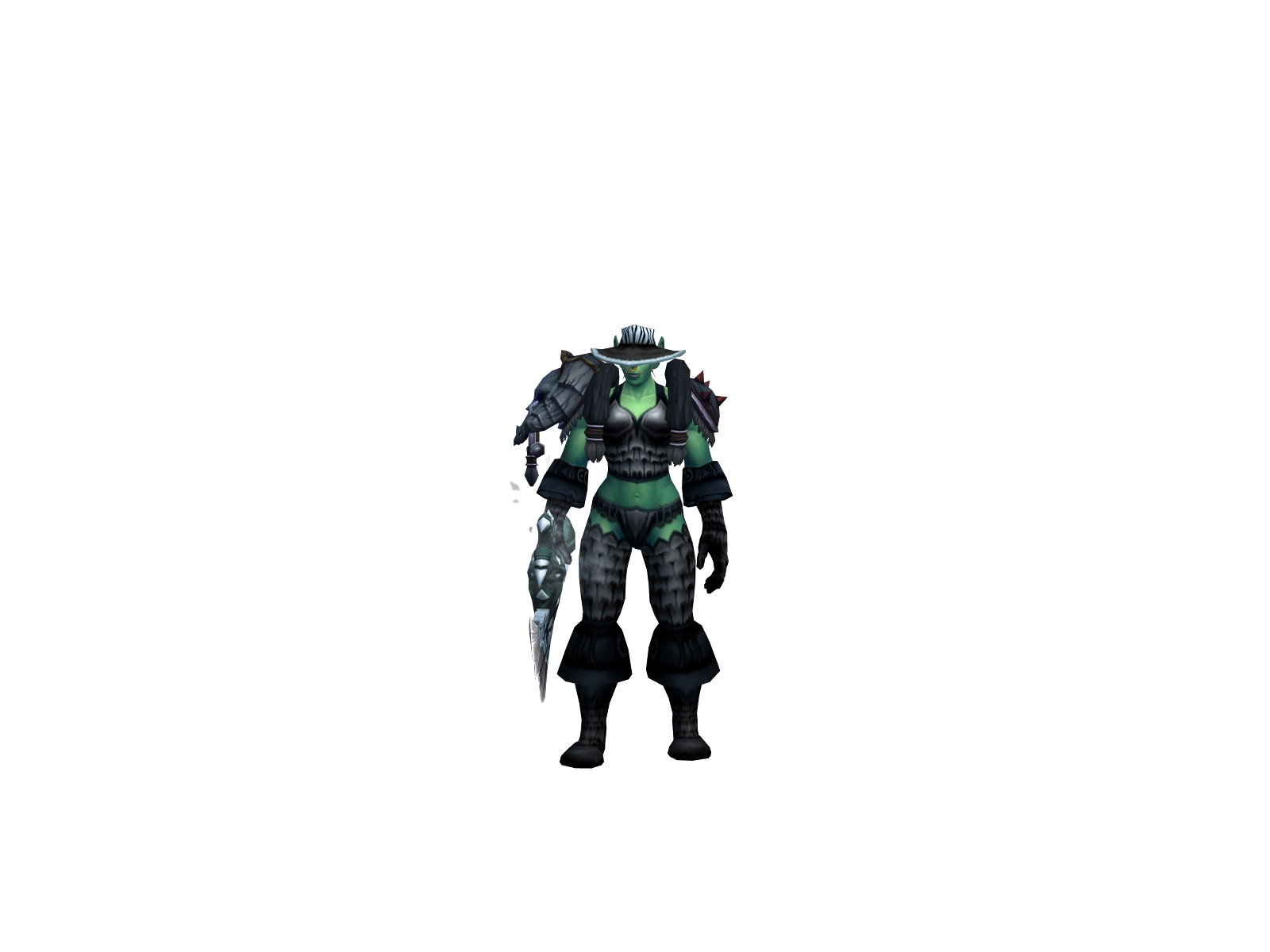 Bonqueisha 3D character render
