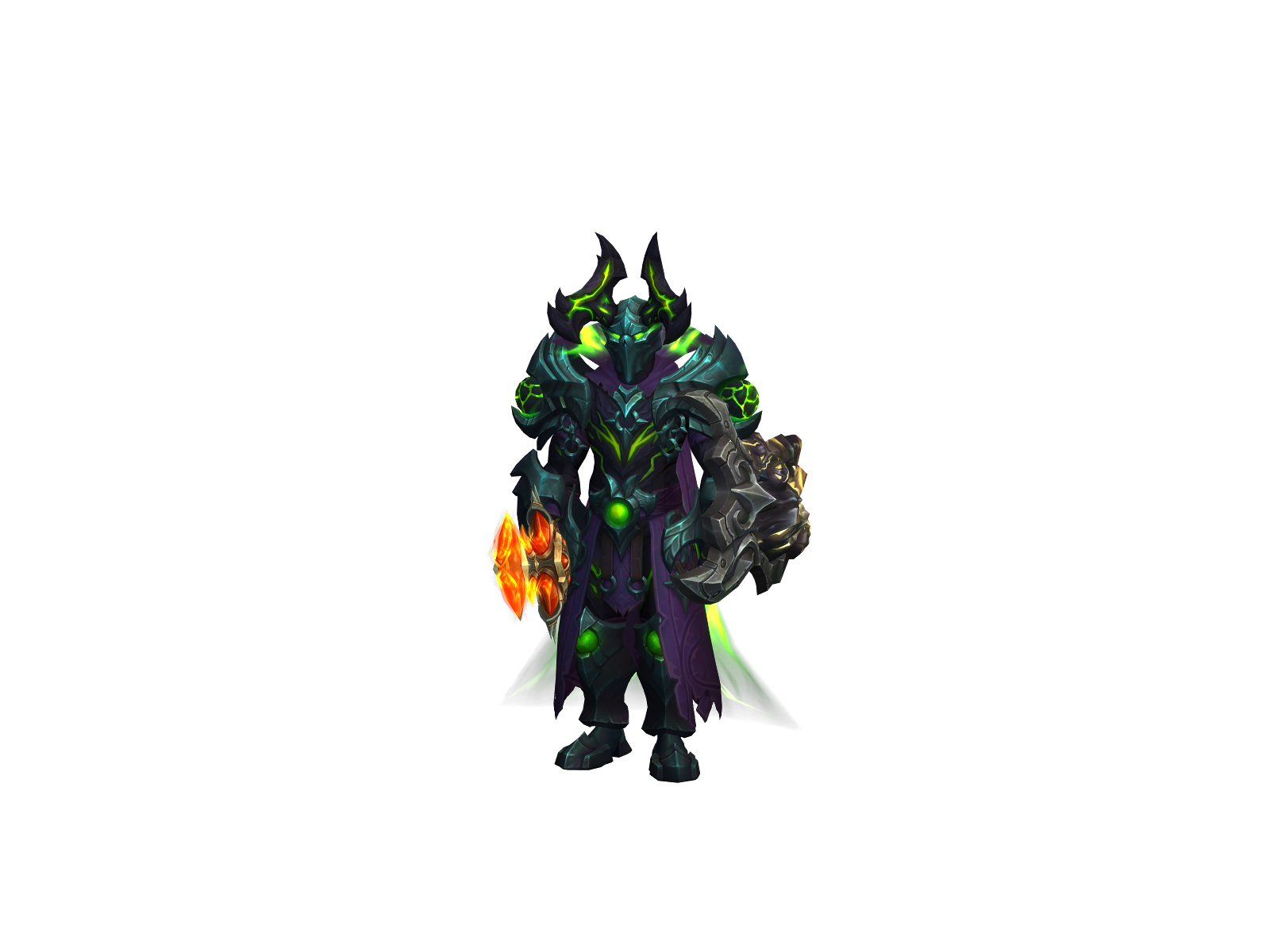 Déûs 3D character render