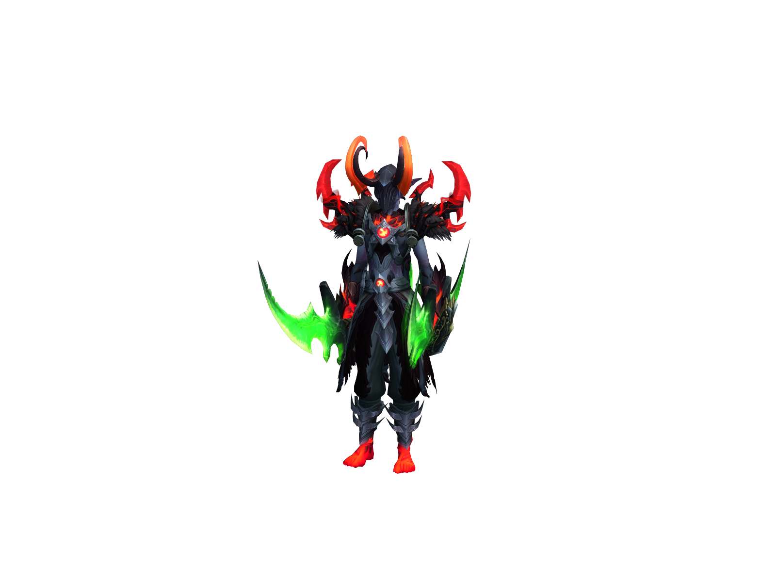 Ævilx 3D character render