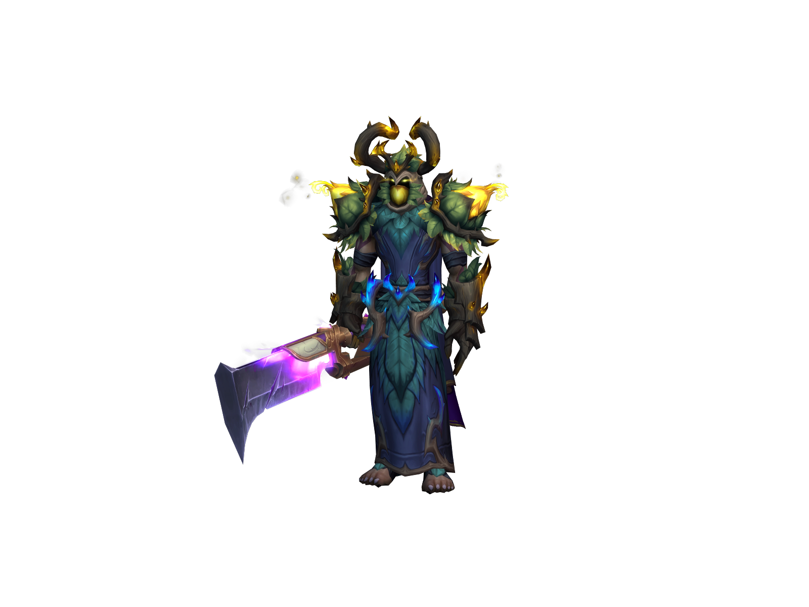 Järnblom 3D character render