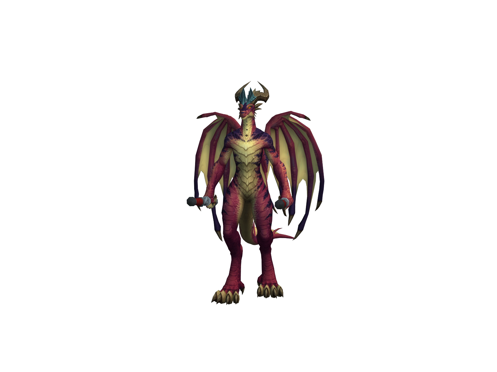 Derner 3D character render