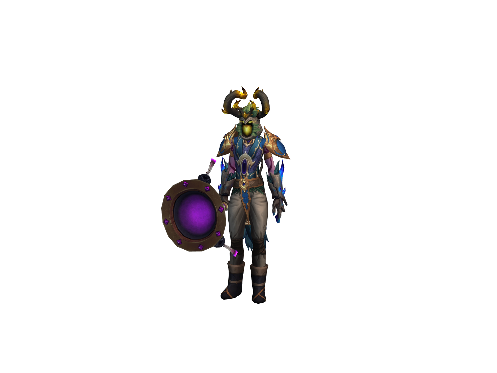 Niadru 3D character render