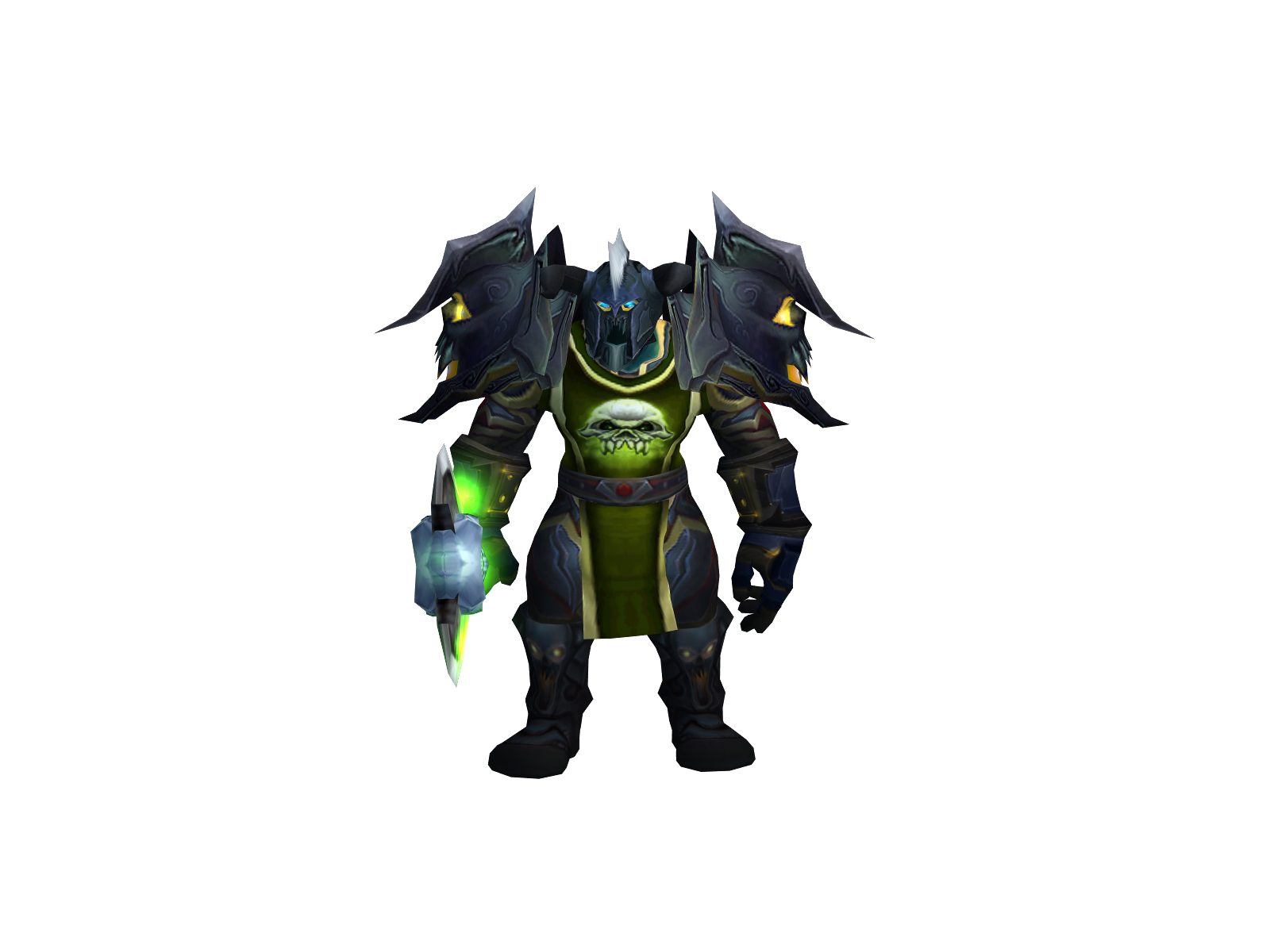 Dámpening 3D character render
