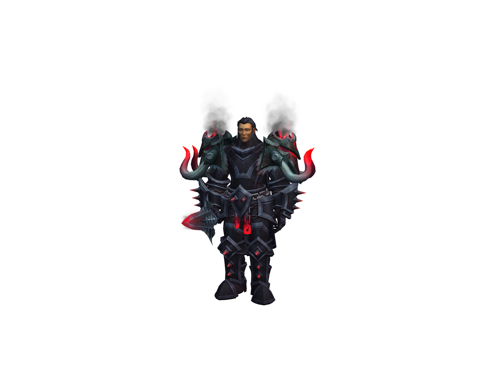 Auron 3D character render