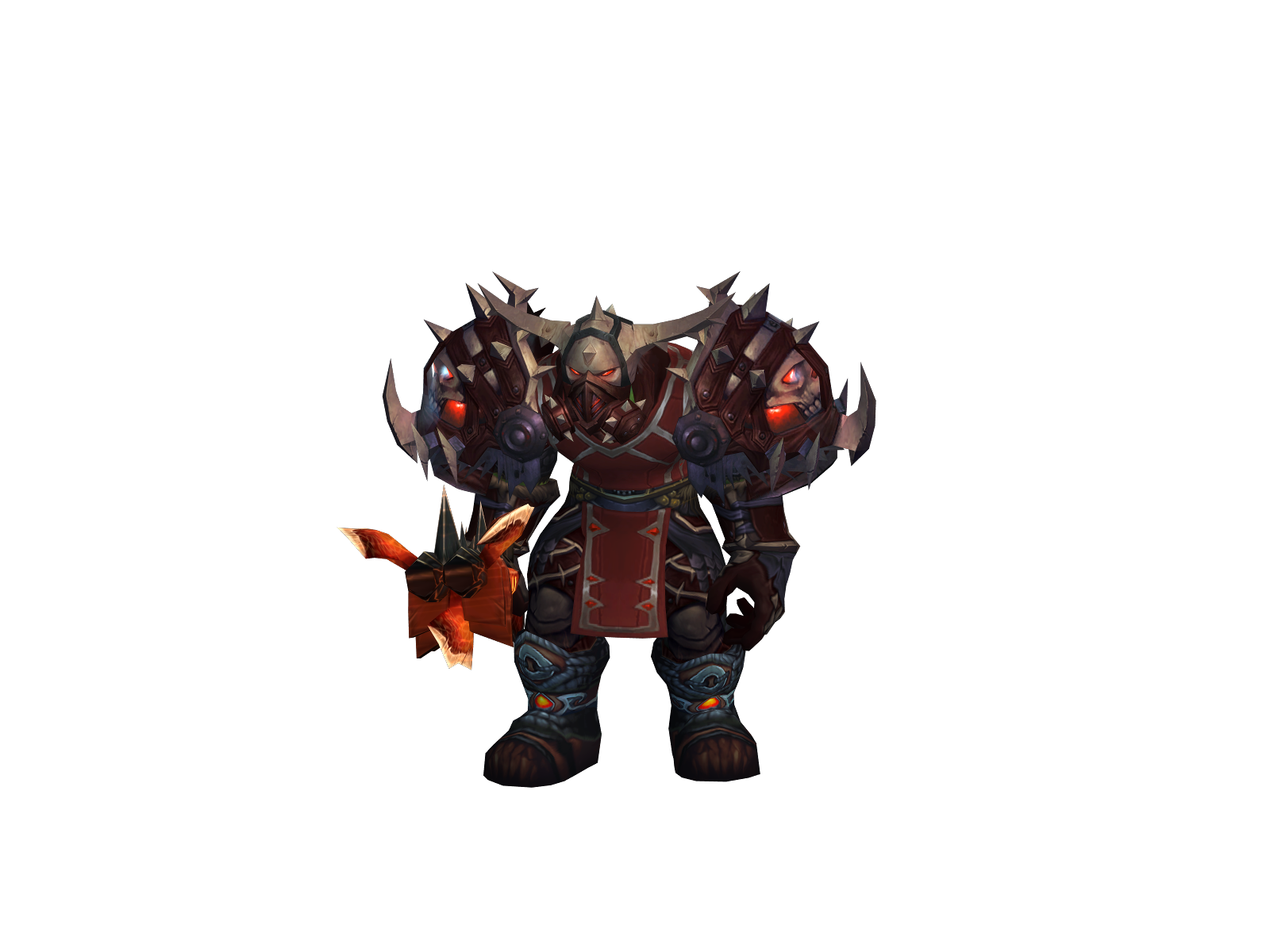 Biggreenorc 3D character render