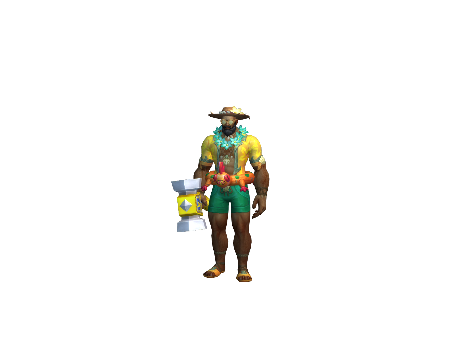 Zeitfürrache 3D character render