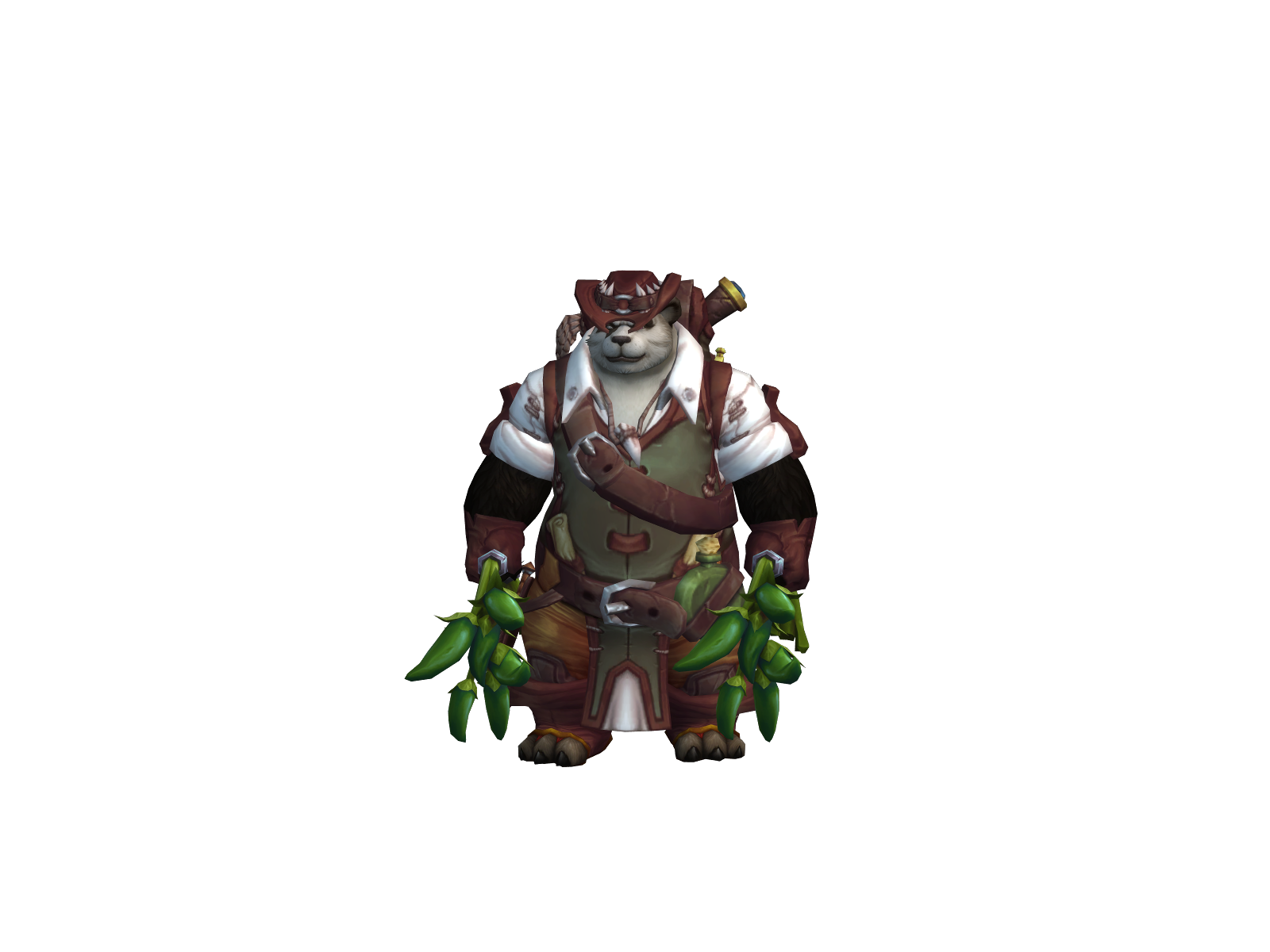 Elbjørn 3D character render