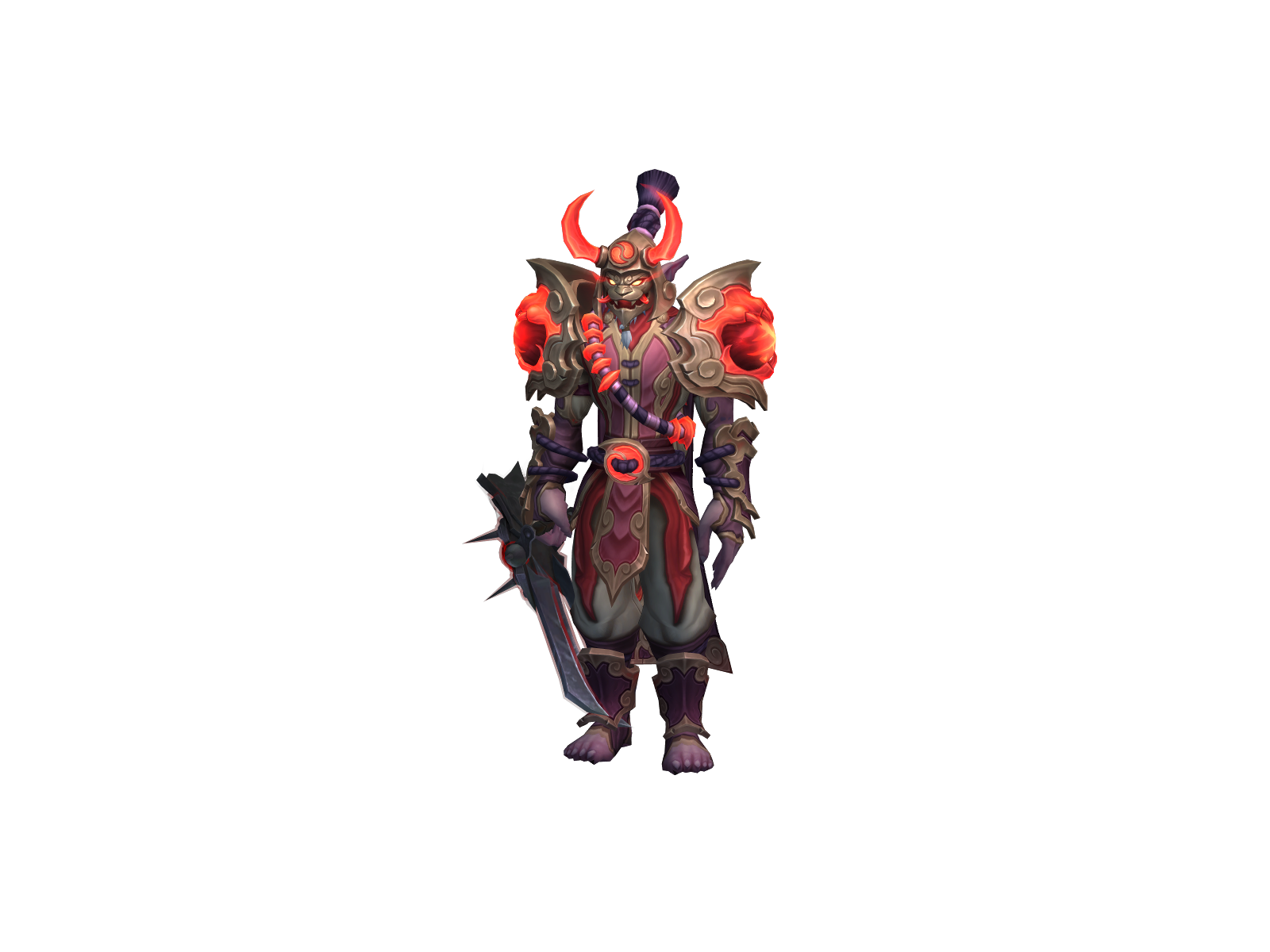 Tsoume 3D character render