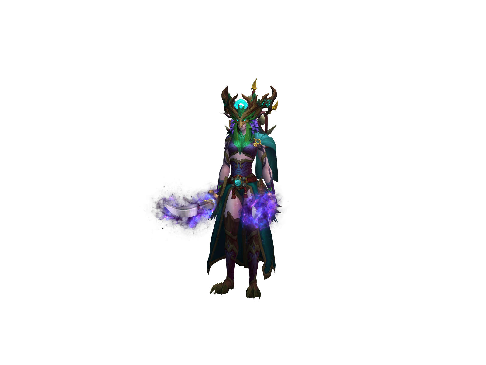 Villin 3D character render