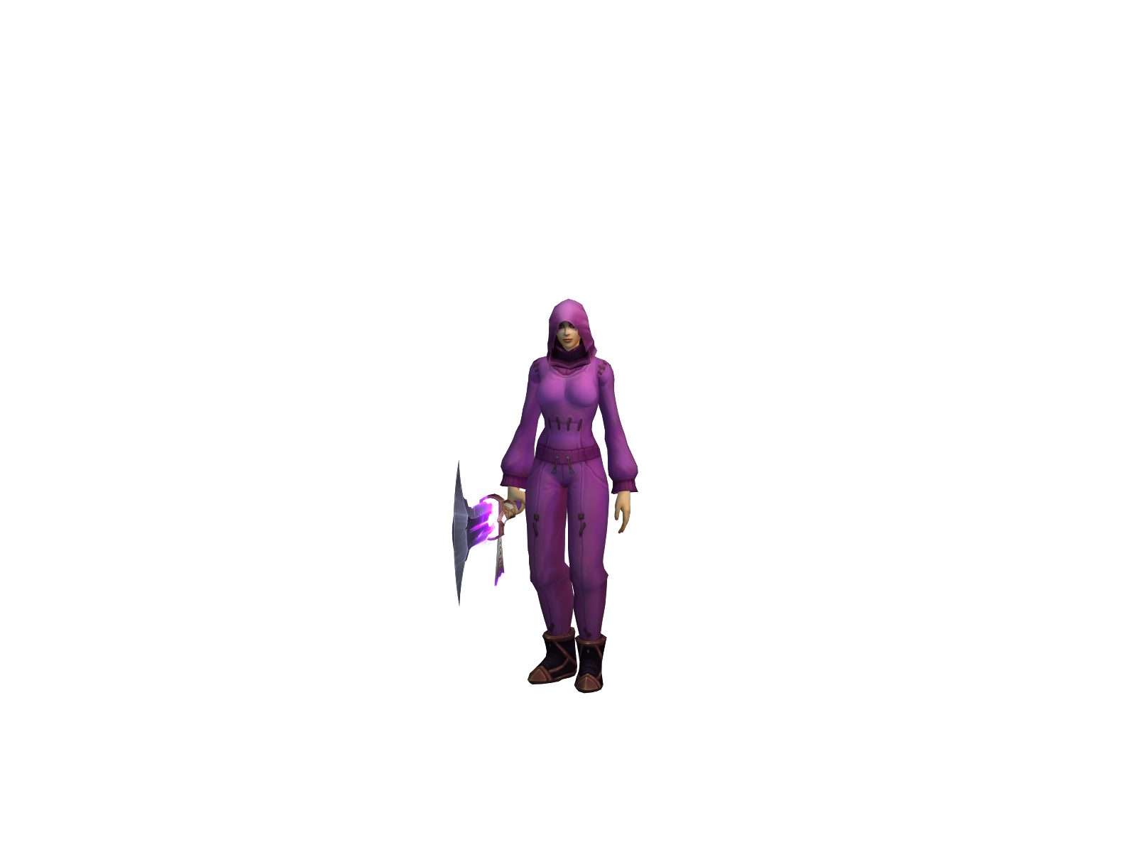 Liljosie 3D character render