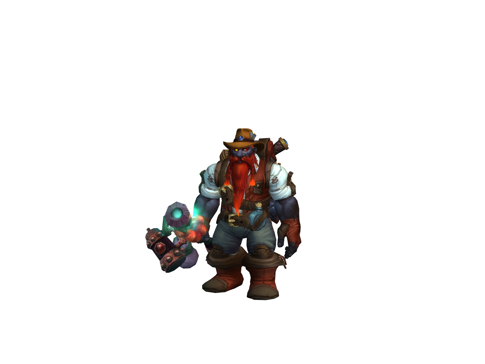 Guruzeta 3D character render