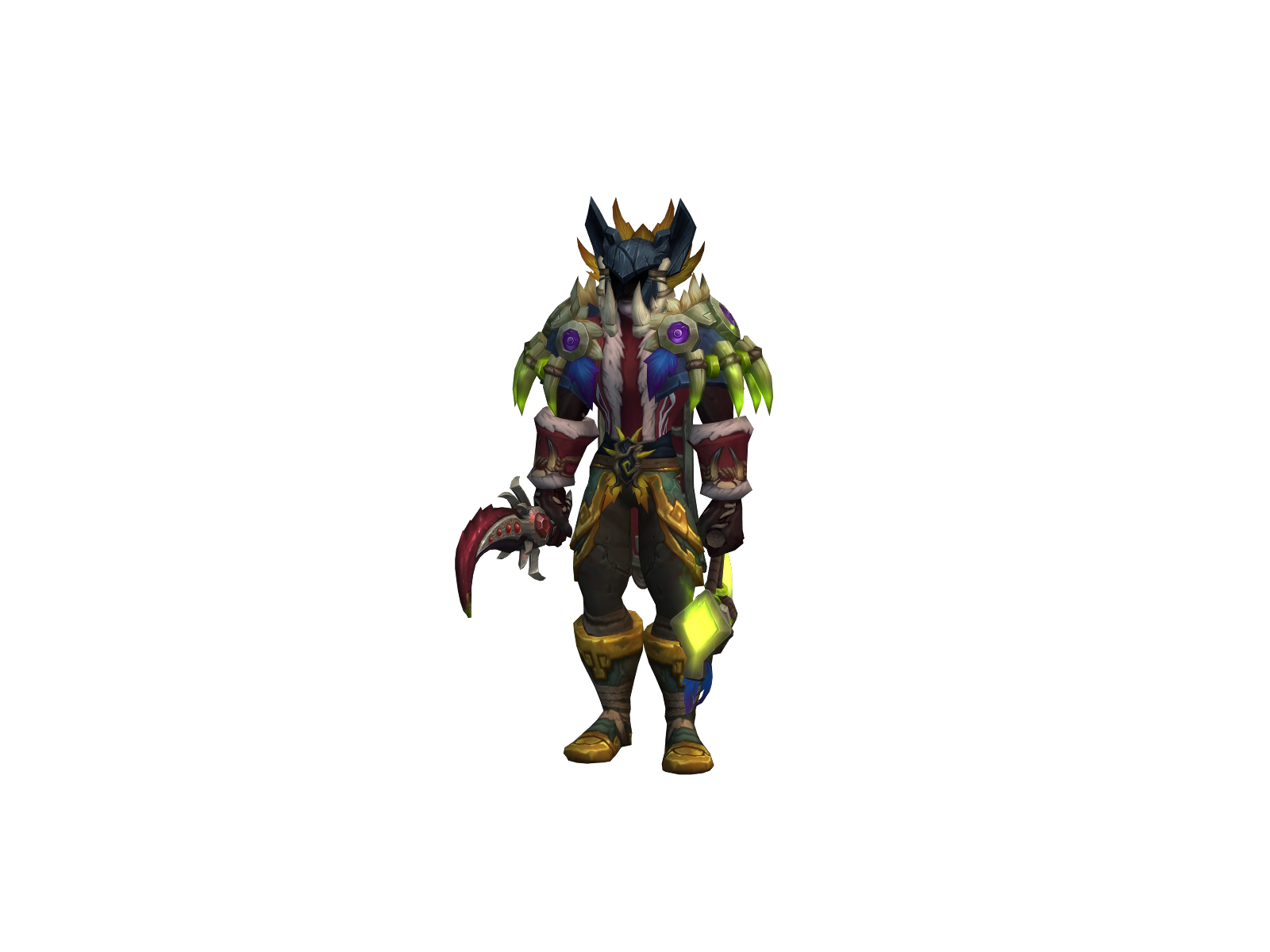 Rhøedruid 3D character render
