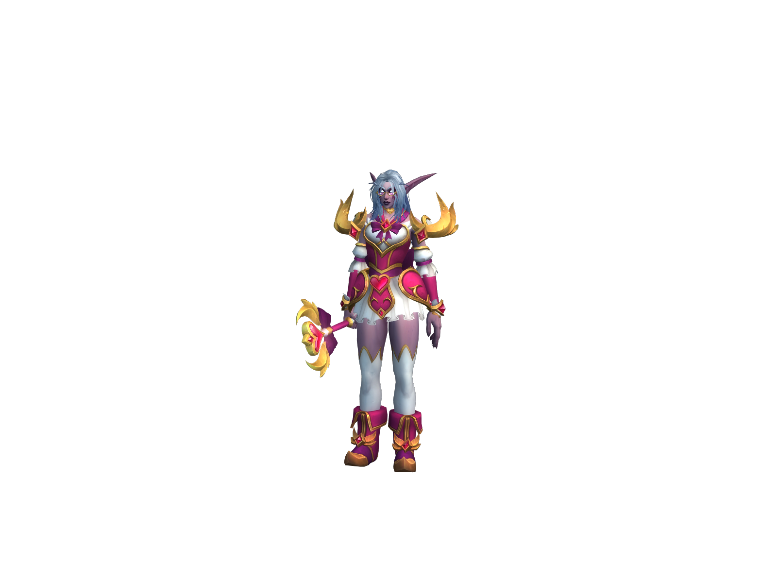 Pickmesha 3D character render