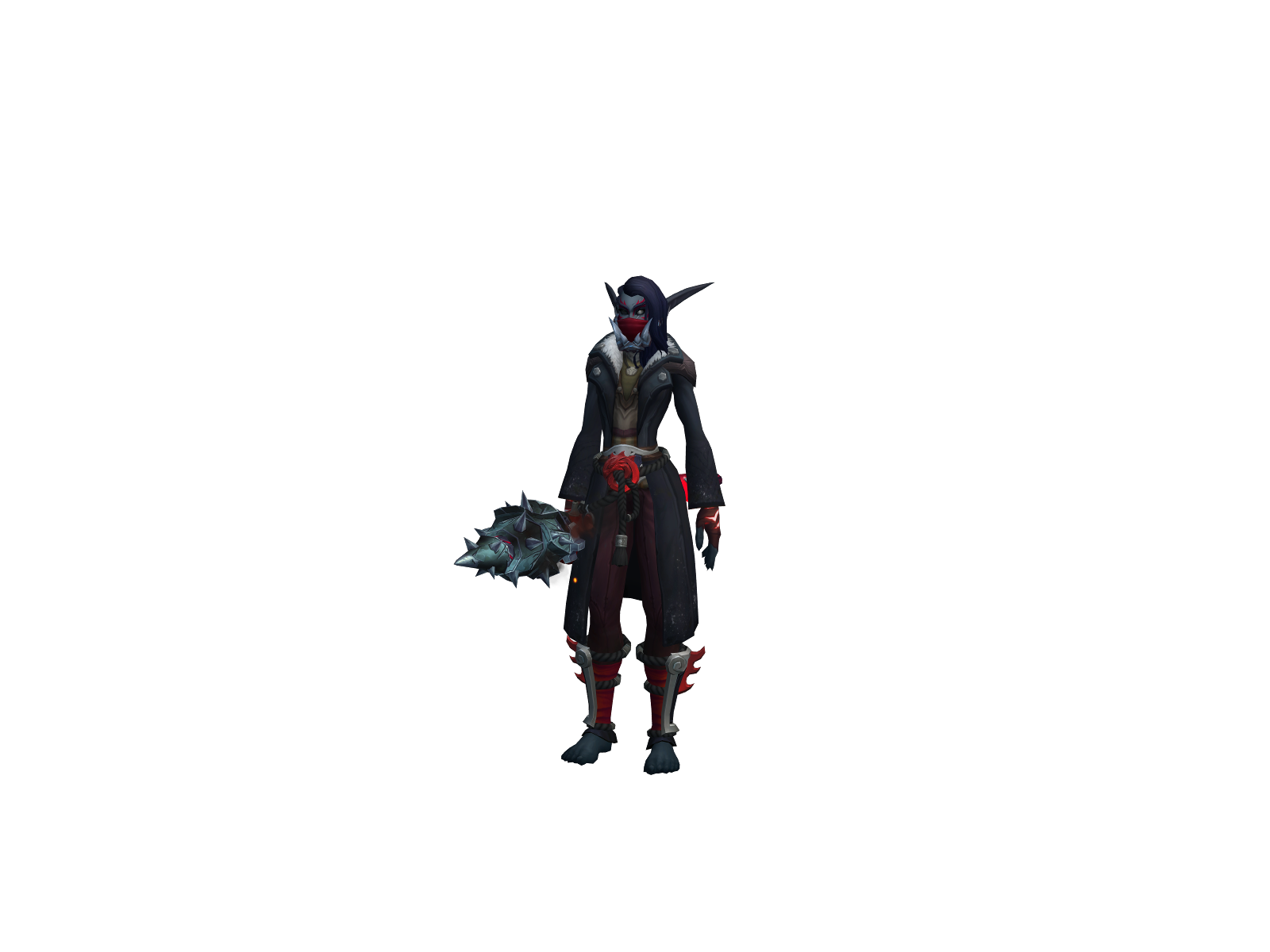 Traiken 3D character render