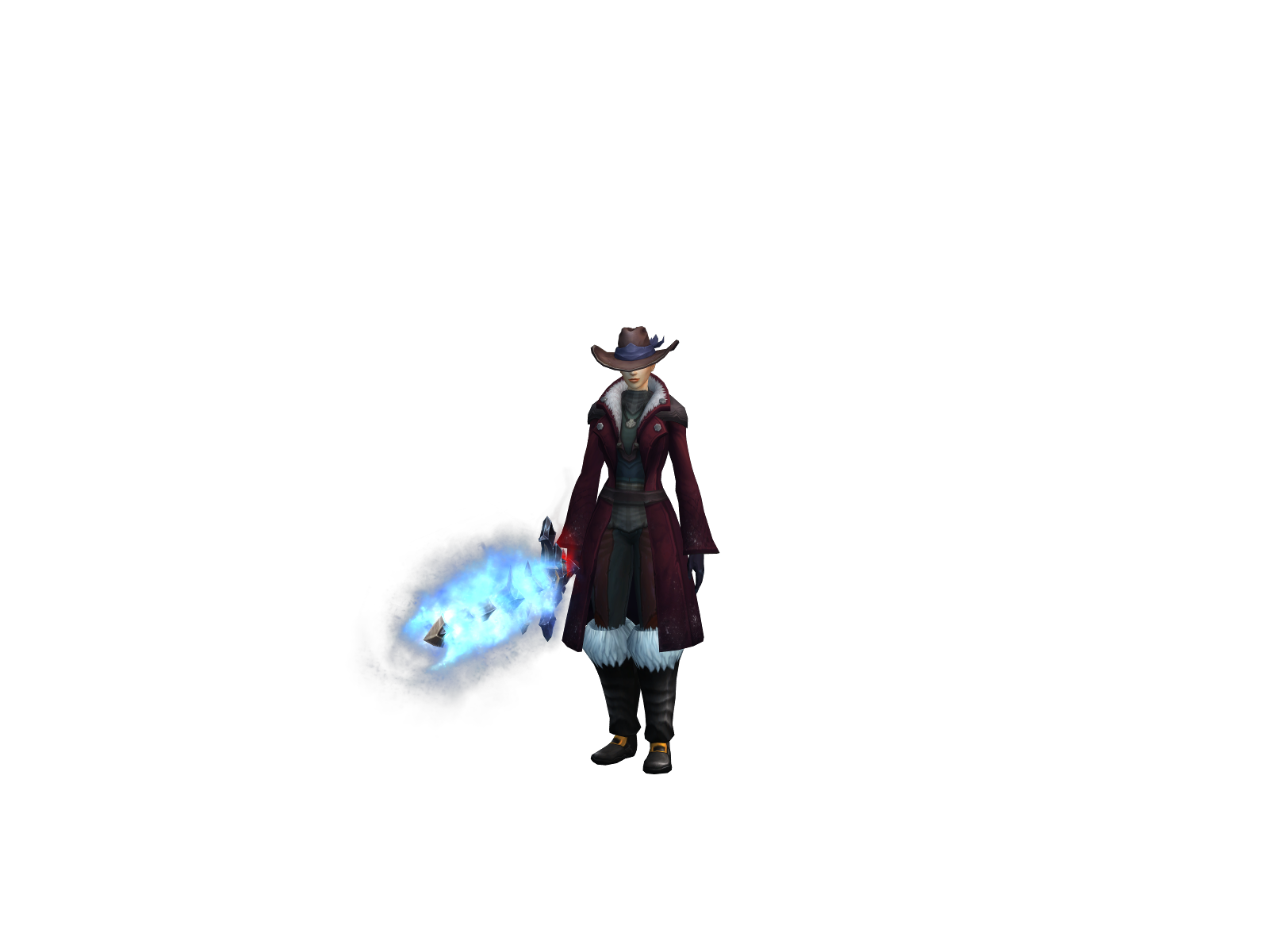Freezehaze 3D character render