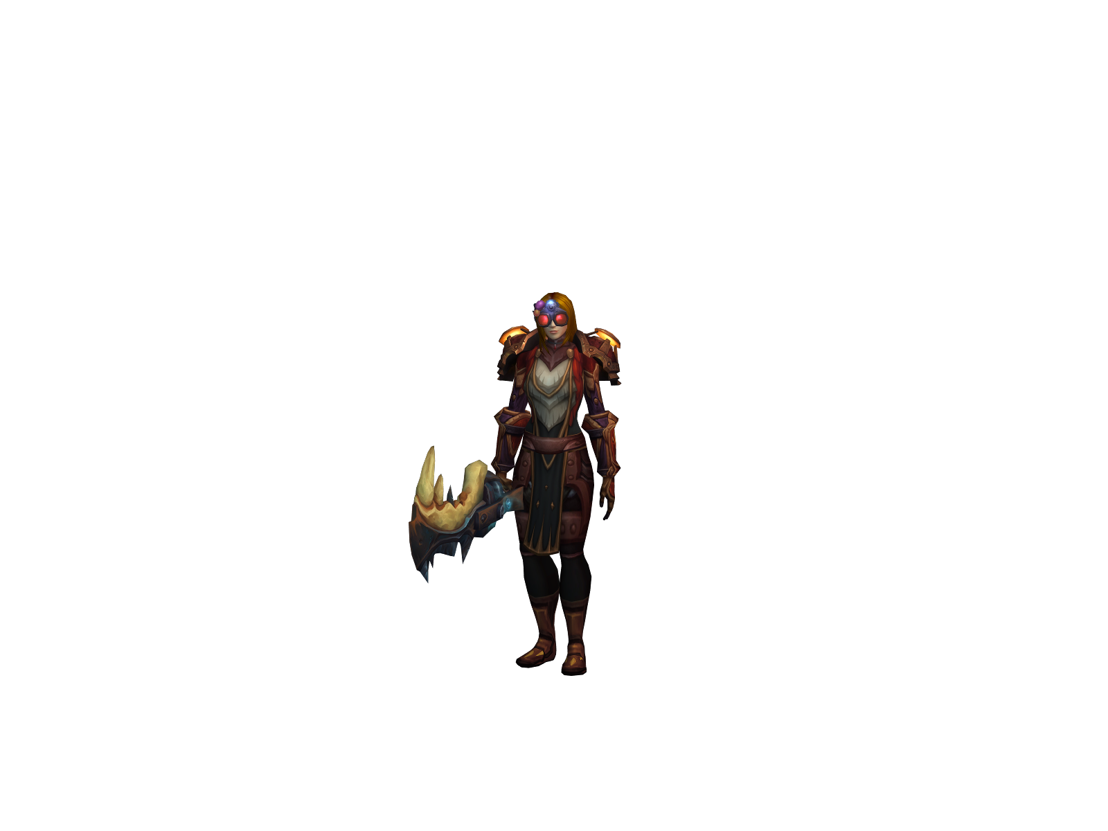 Harridin 3D character render