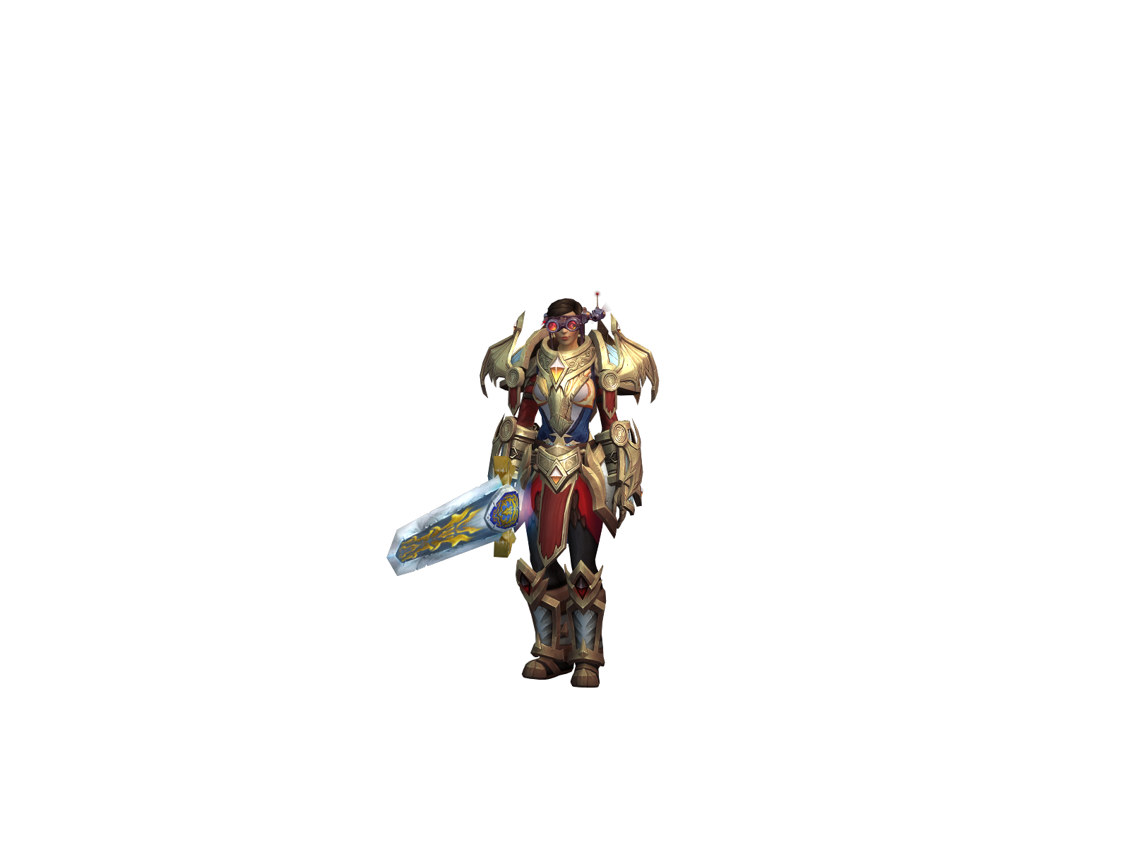 Vindicator 3D character render