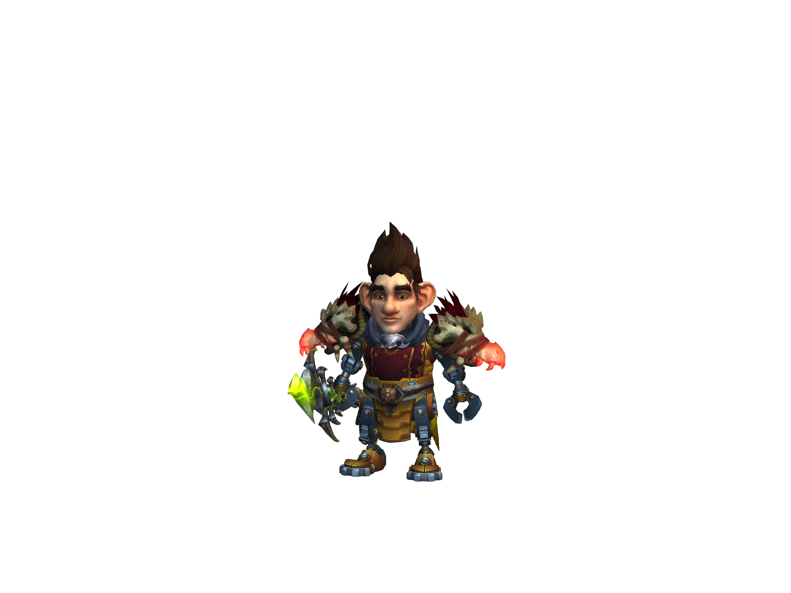 Pagh 3D character render