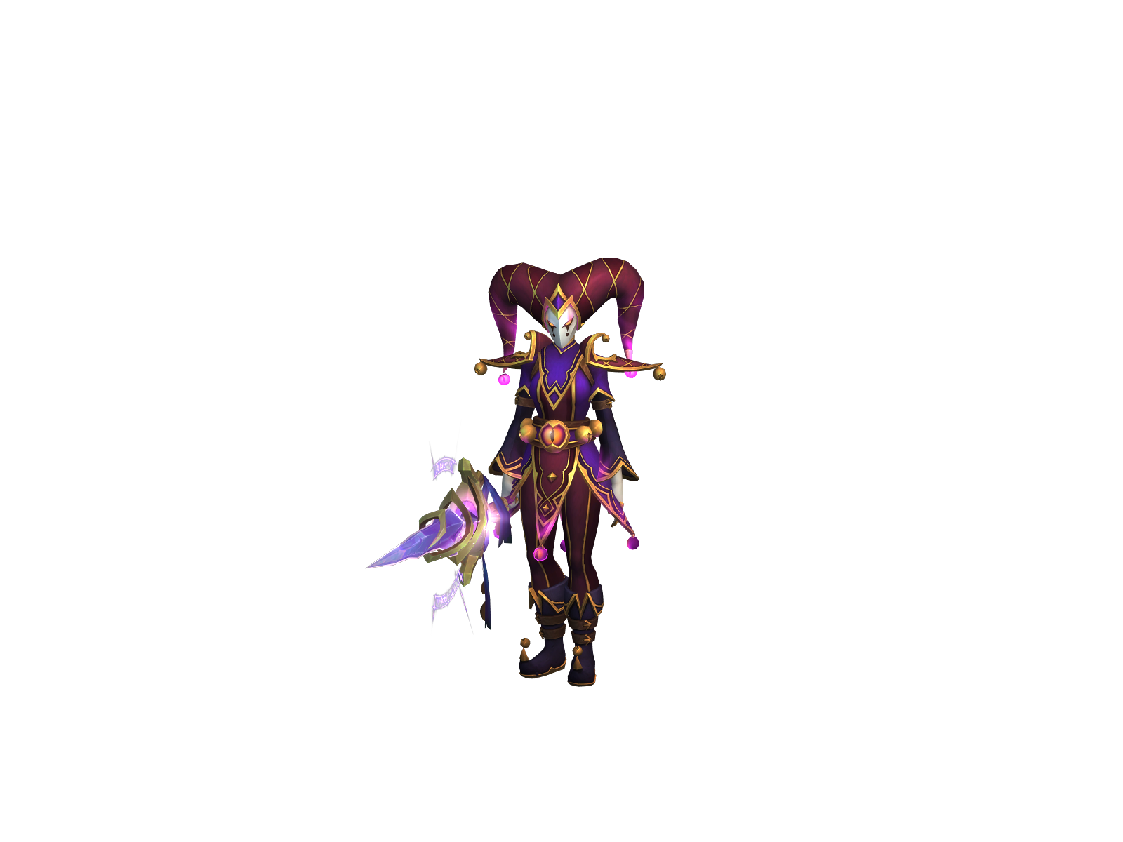 Clowngodess 3D character render