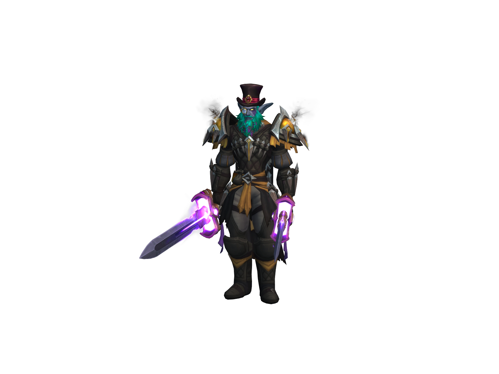 Knivens 3D character render