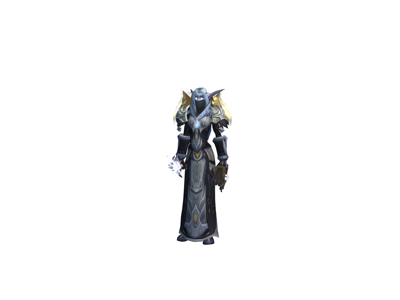 Elúne 3D character render