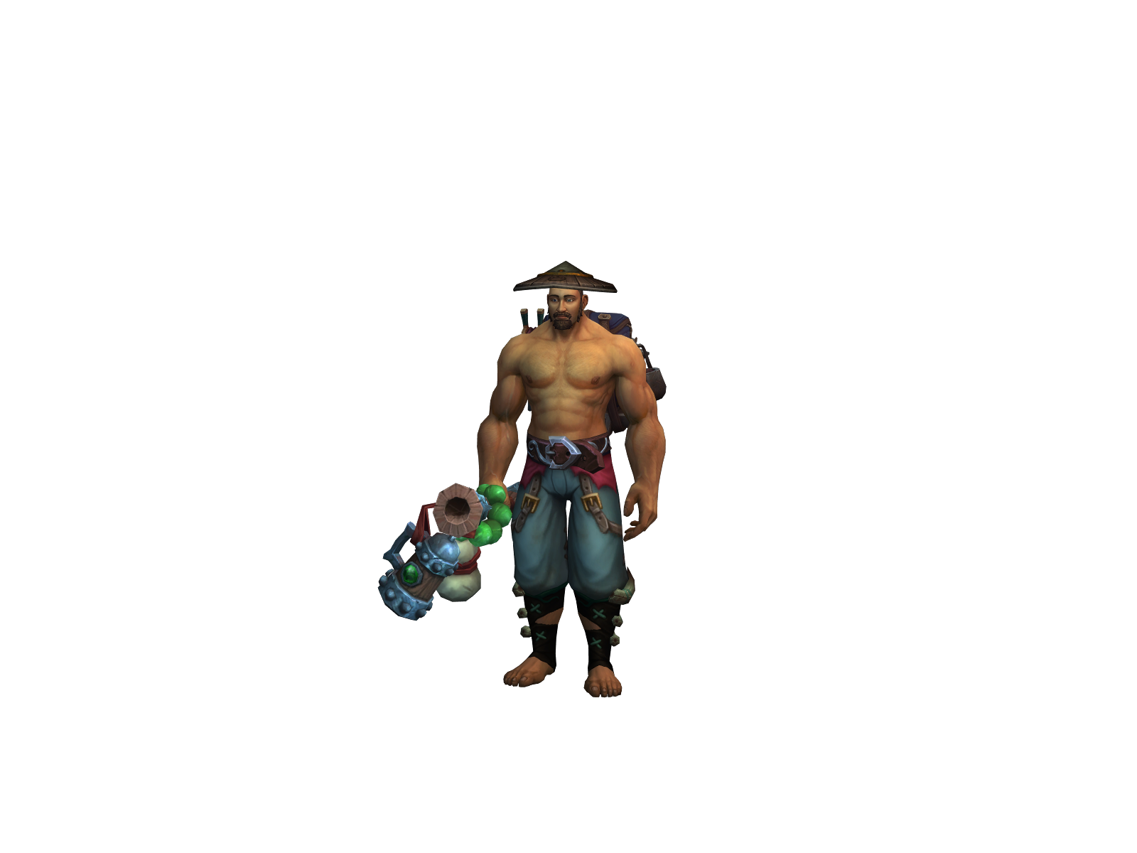 gramnaler 3D character render