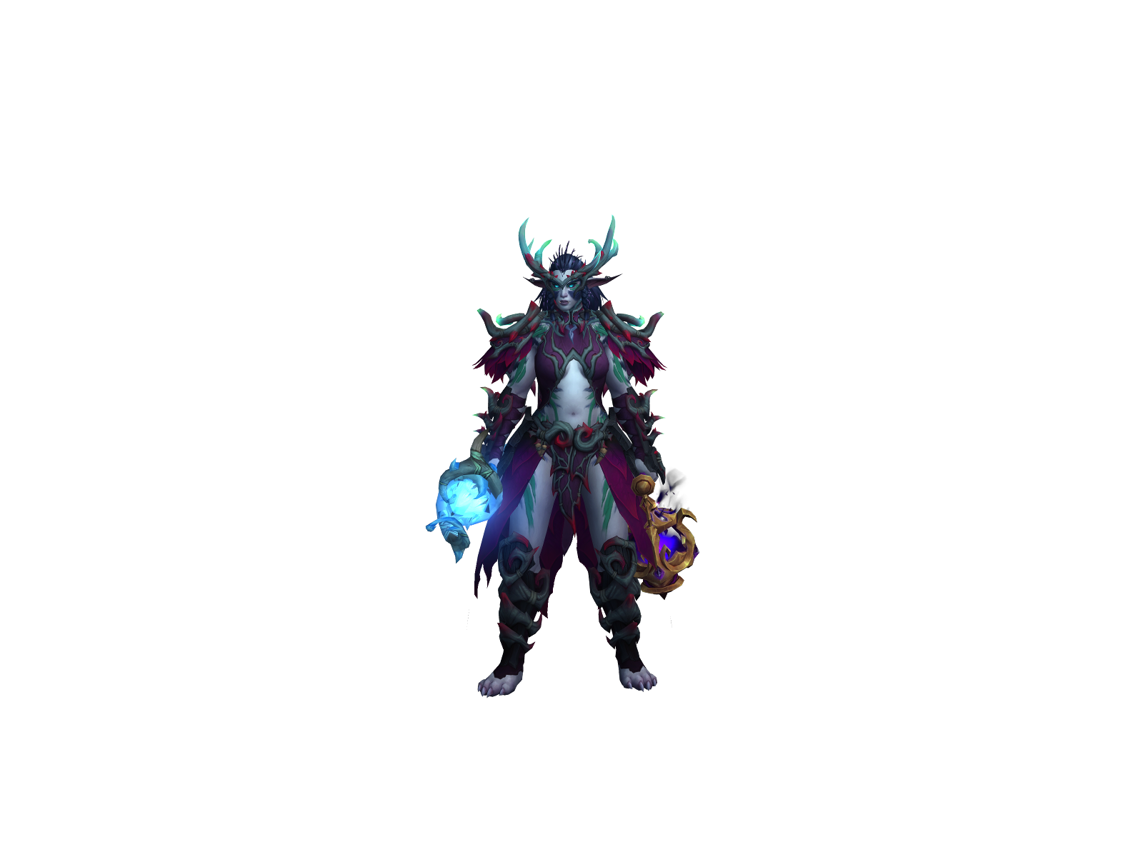 Nyaqua 3D character render