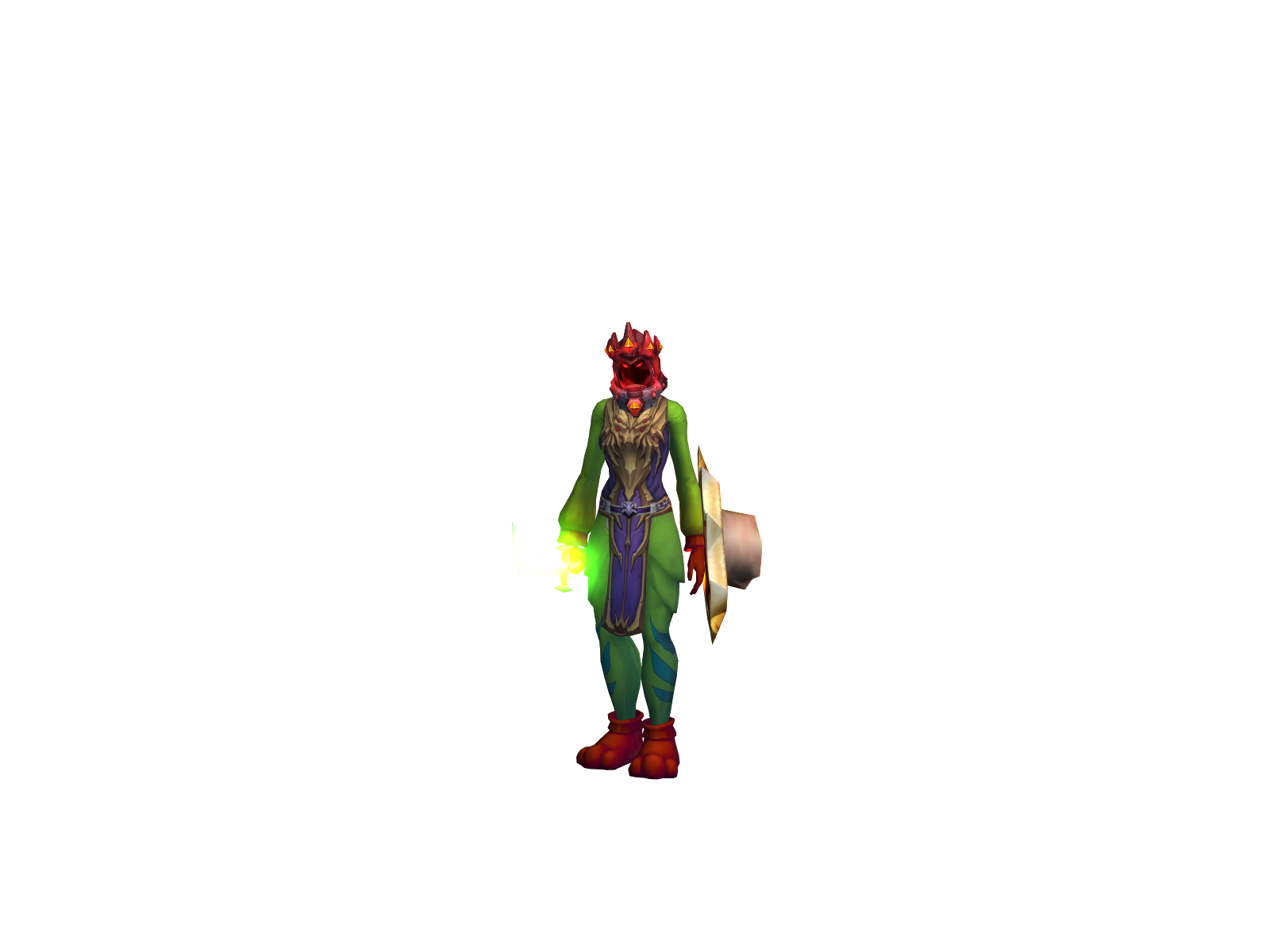 Sprésty 3D character render