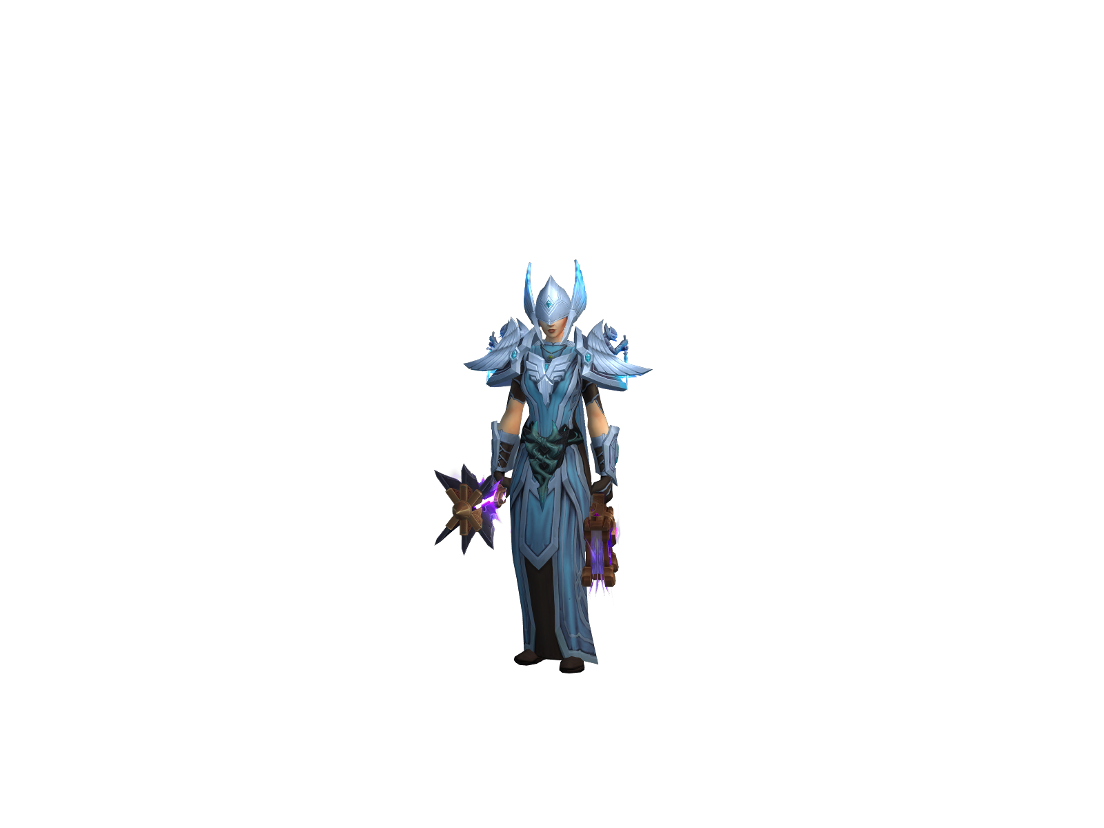 Aliata 3D character render