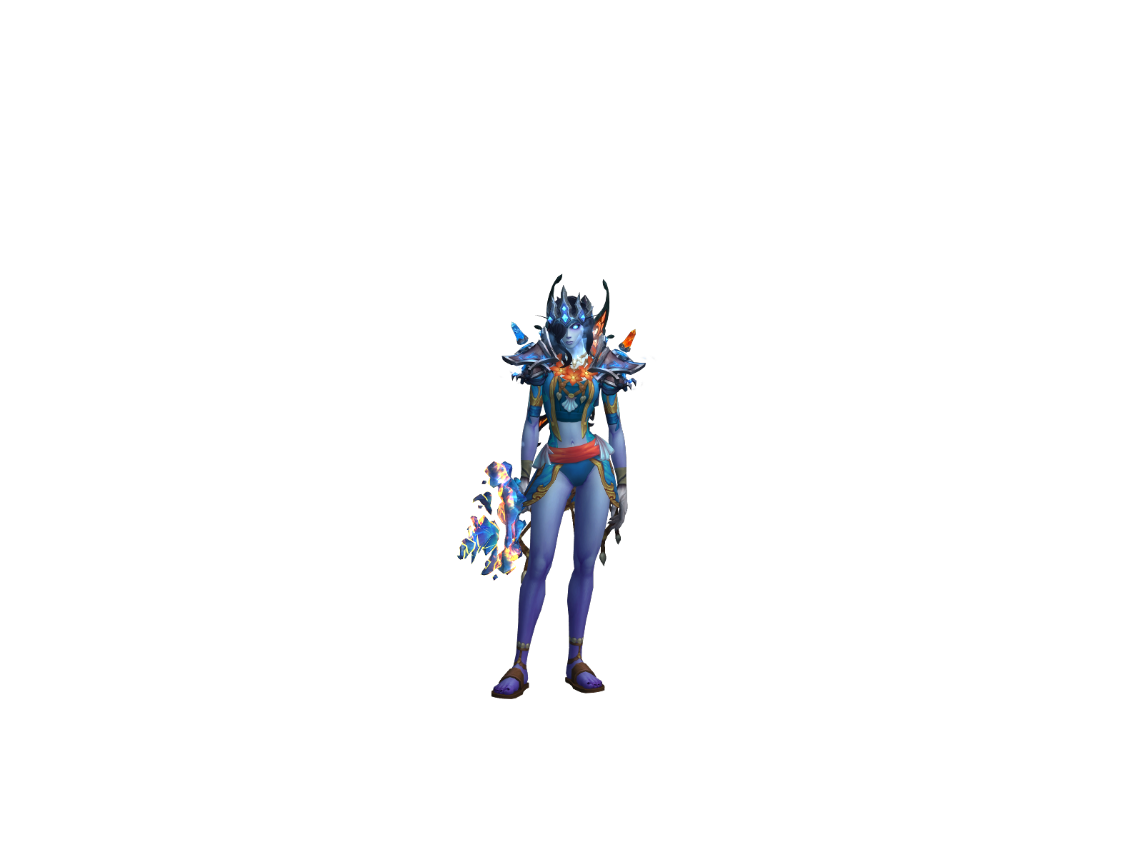 Teneta 3D character render