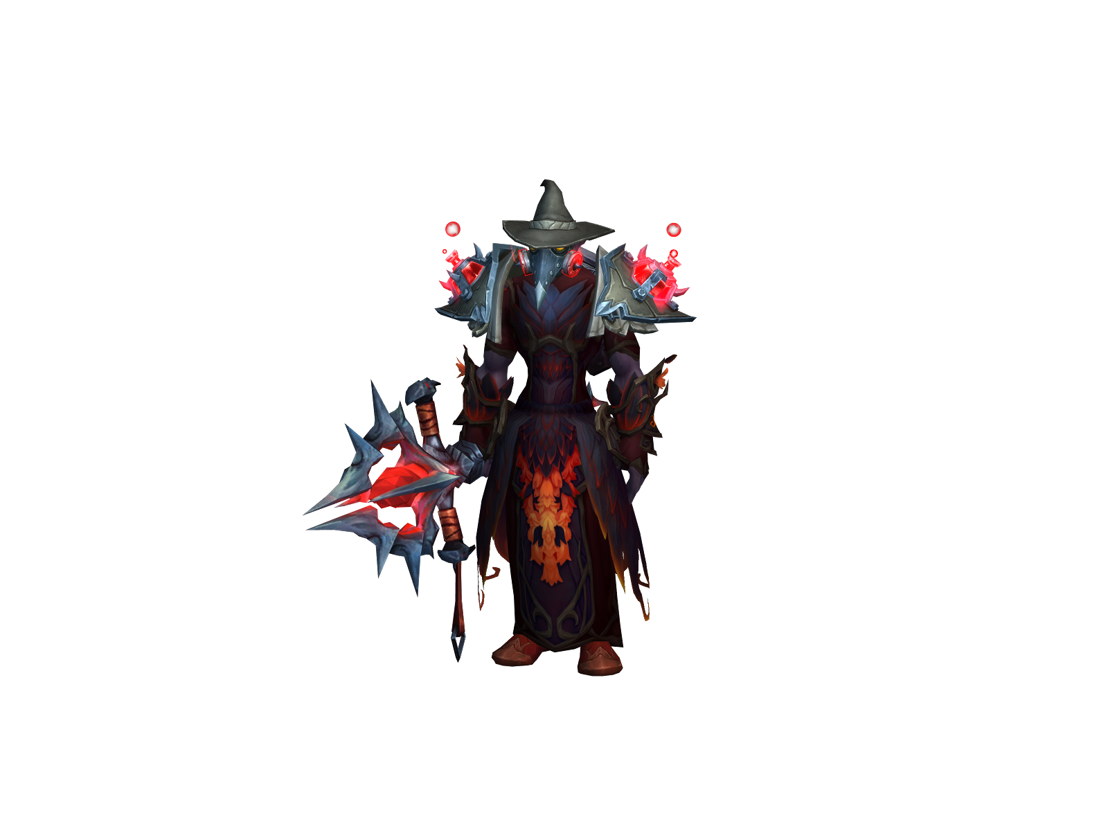 Nysom 3D character render