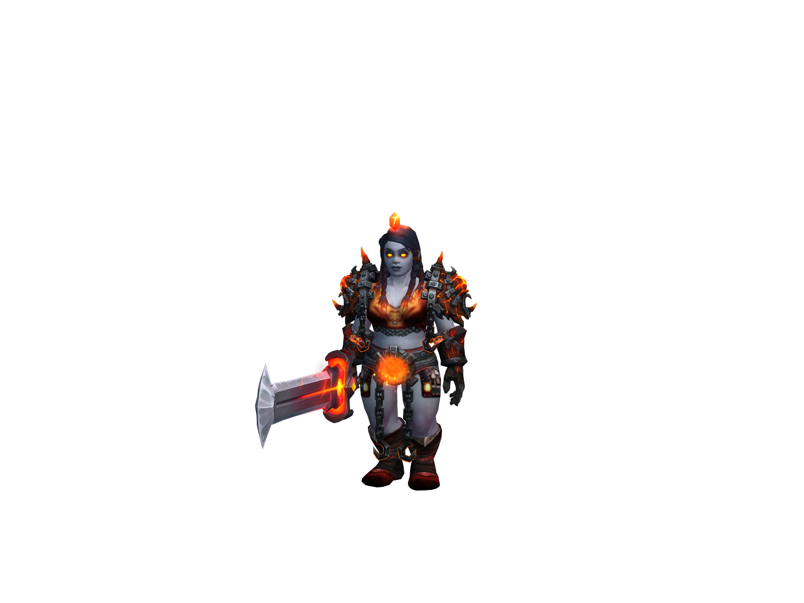 Ginevre 3D character render