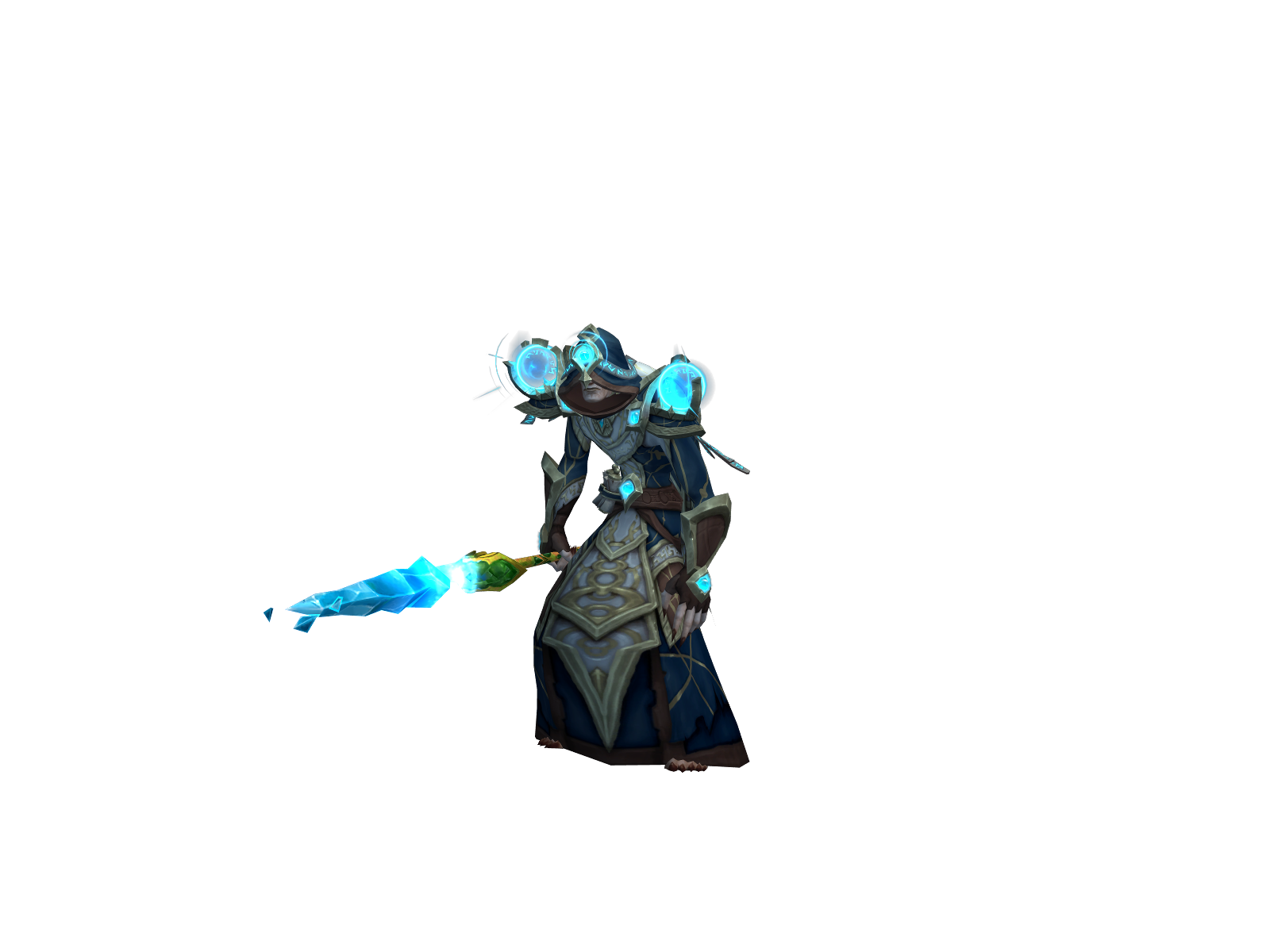 Objurgation 3D character render