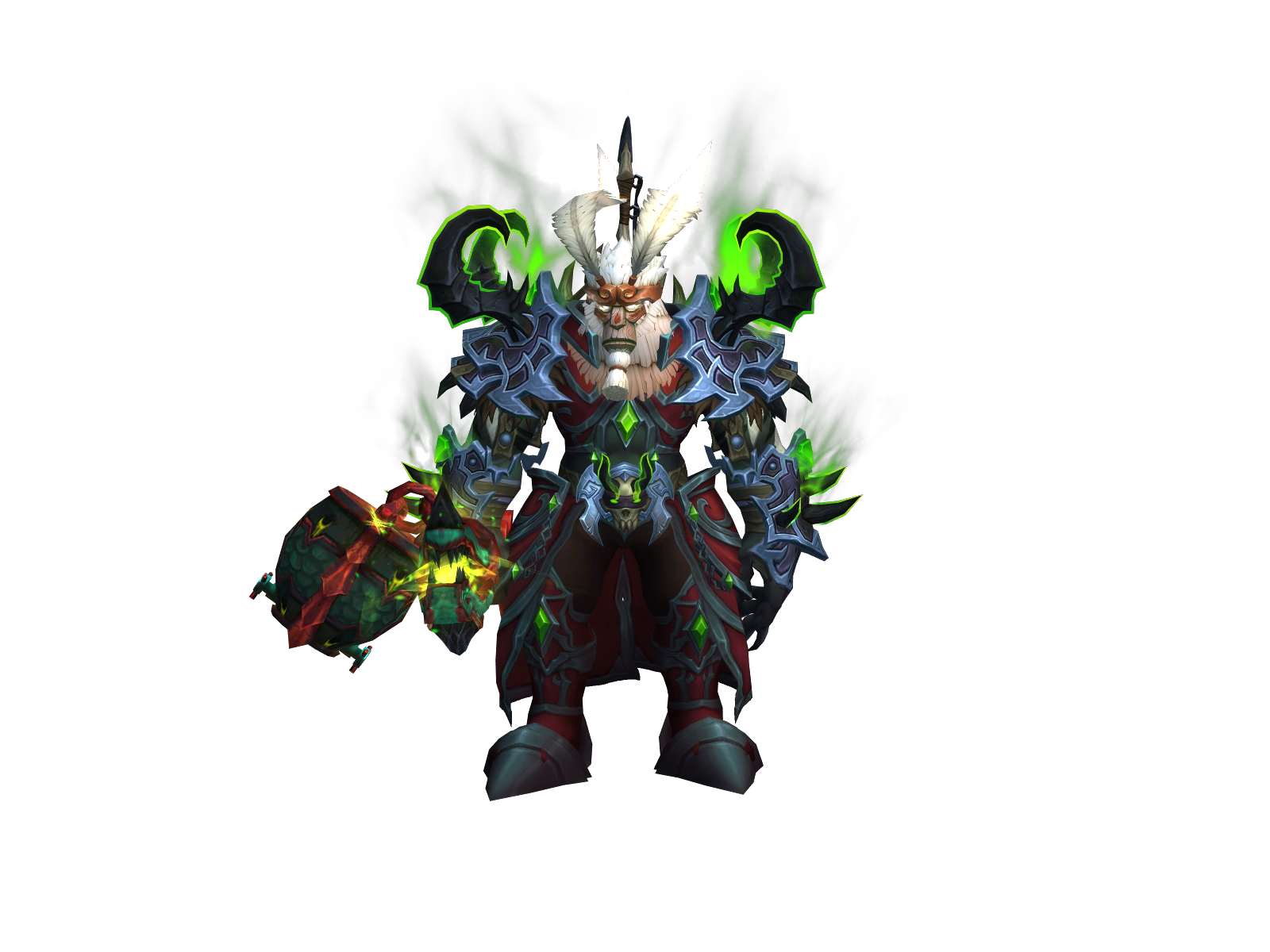 Blakhand 3D character render