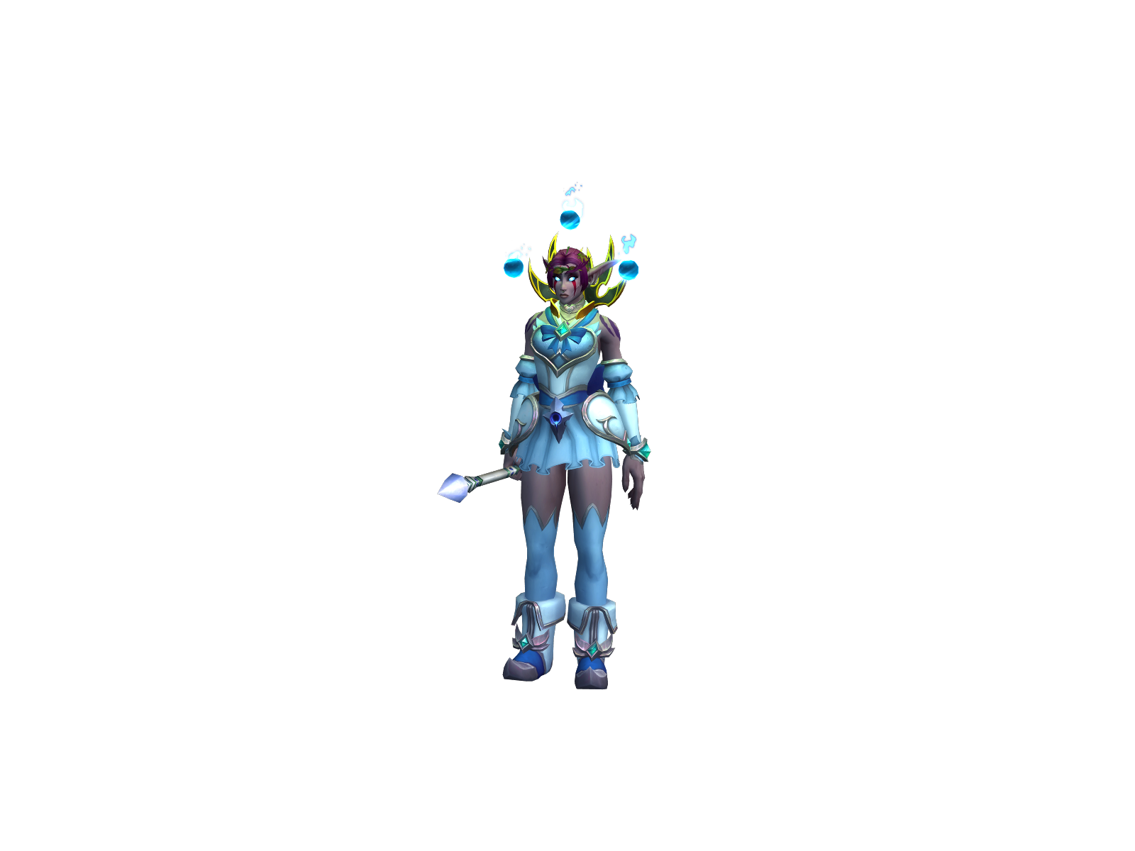 Gòð 3D character render