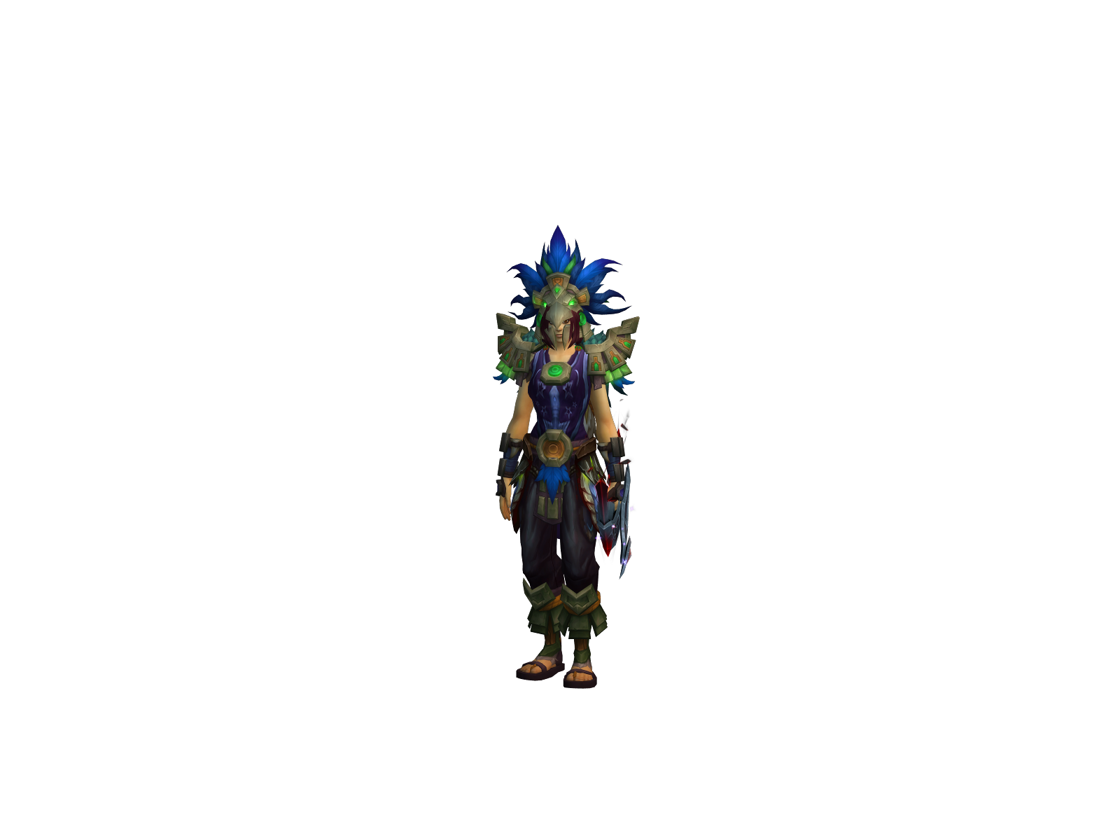 Noxaura 3D character render