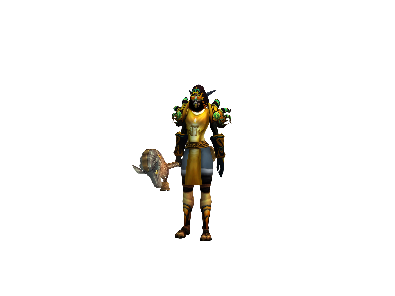 Colier 3D character render