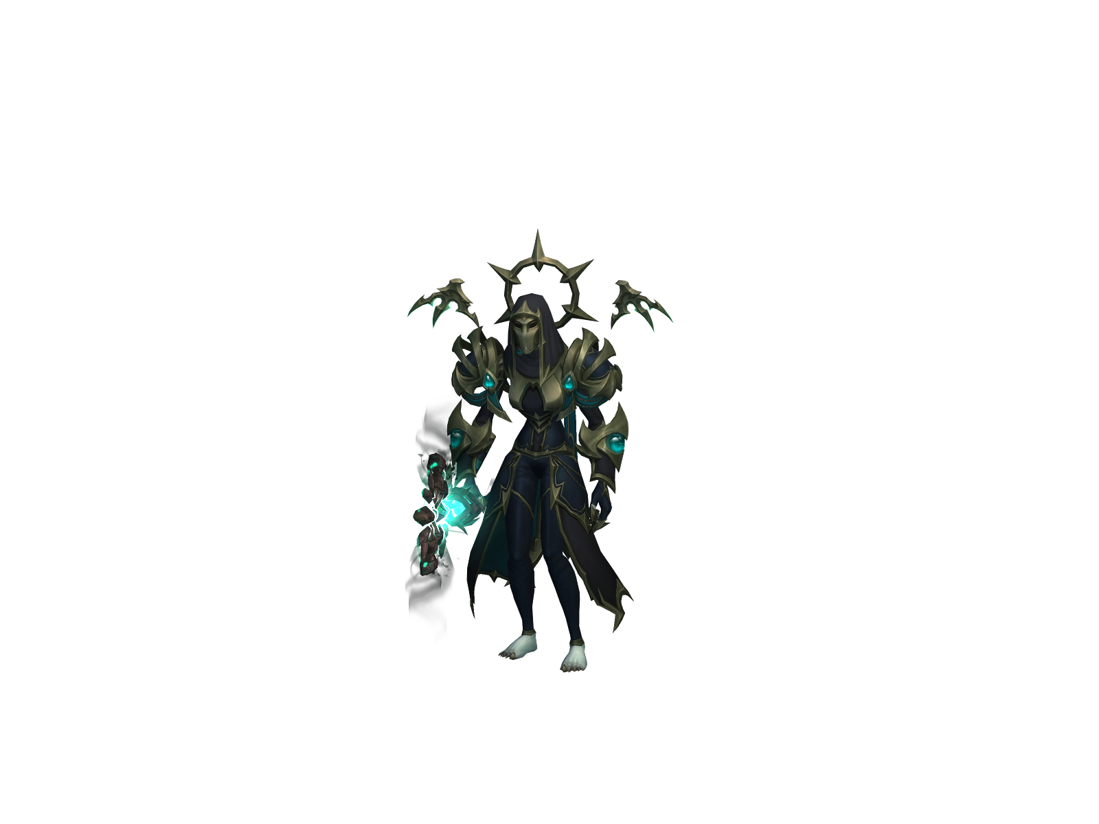 Mwgonepriest 3D character render