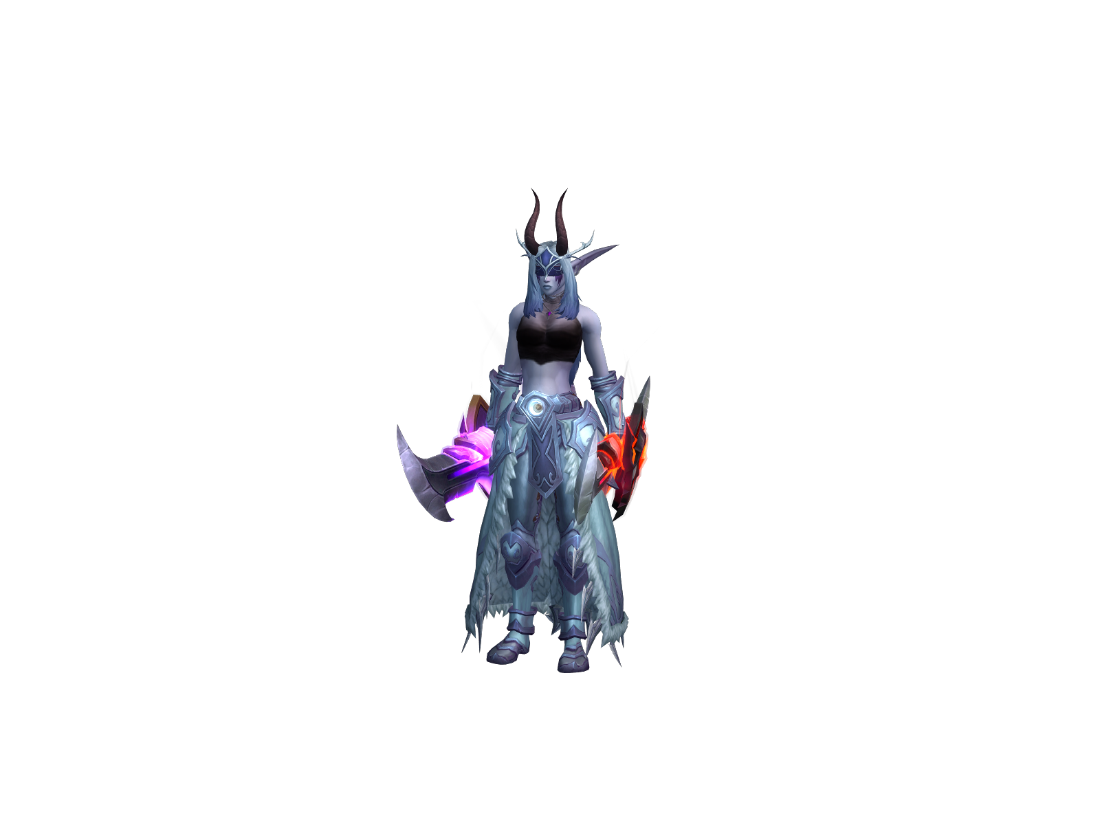 Whiteluna 3D character render