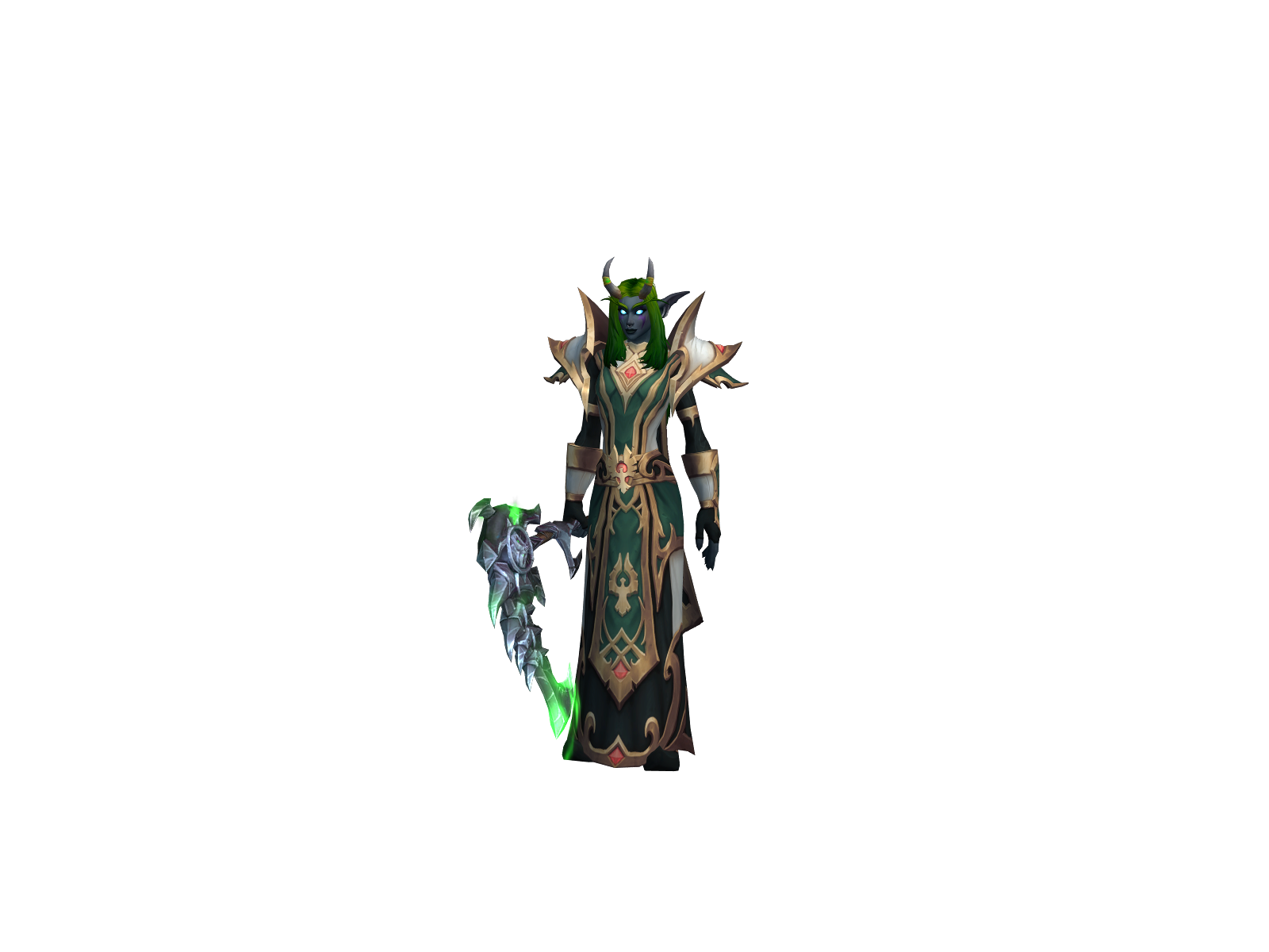 Ccreciever 3D character render