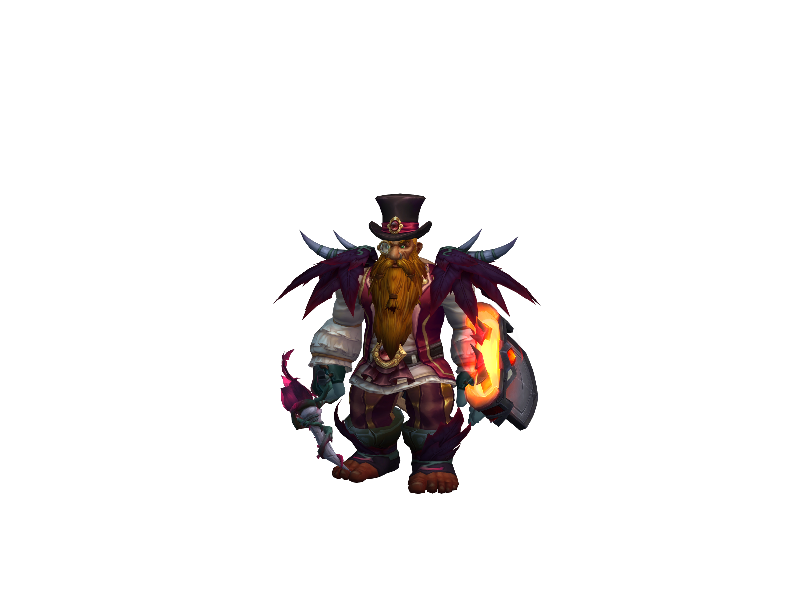 Spillerdenaf 3D character render