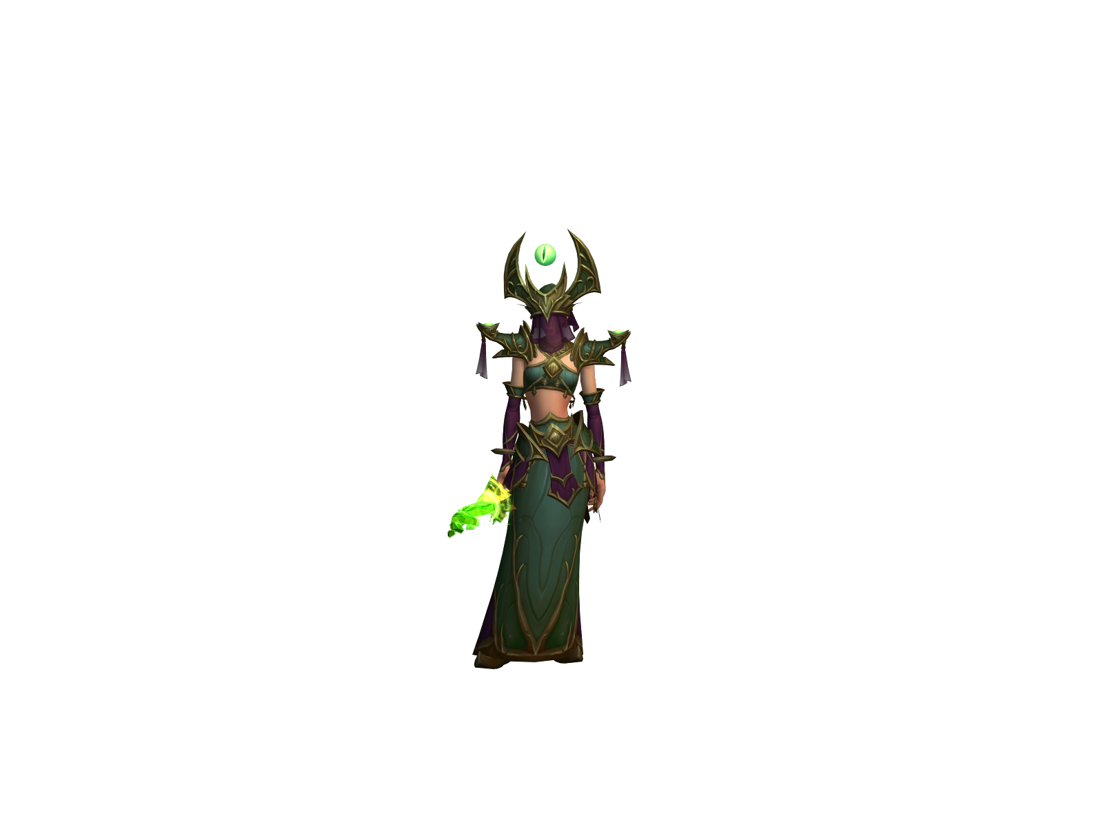 Rusalca 3D character render