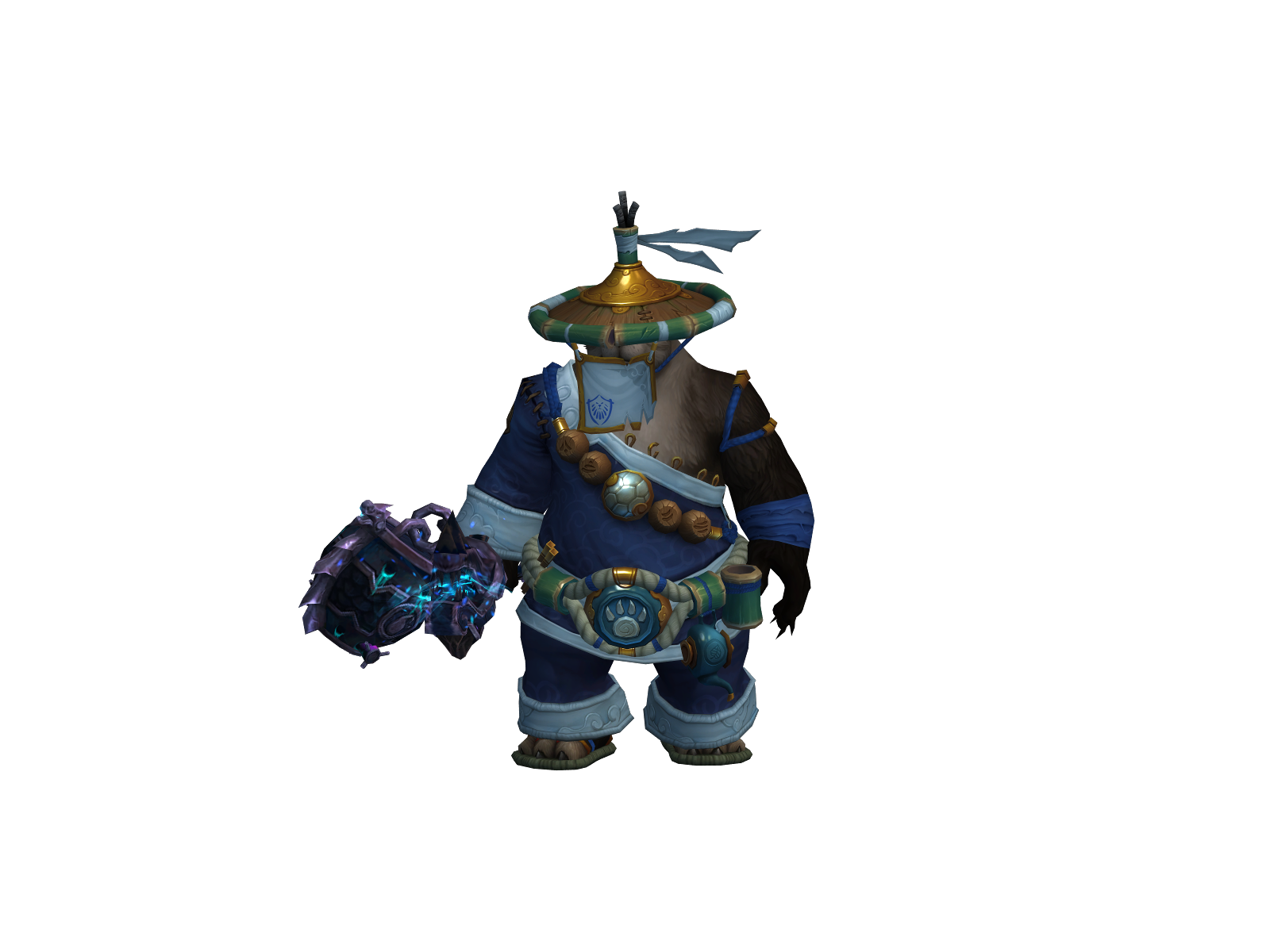 Pandajustice 3D character render