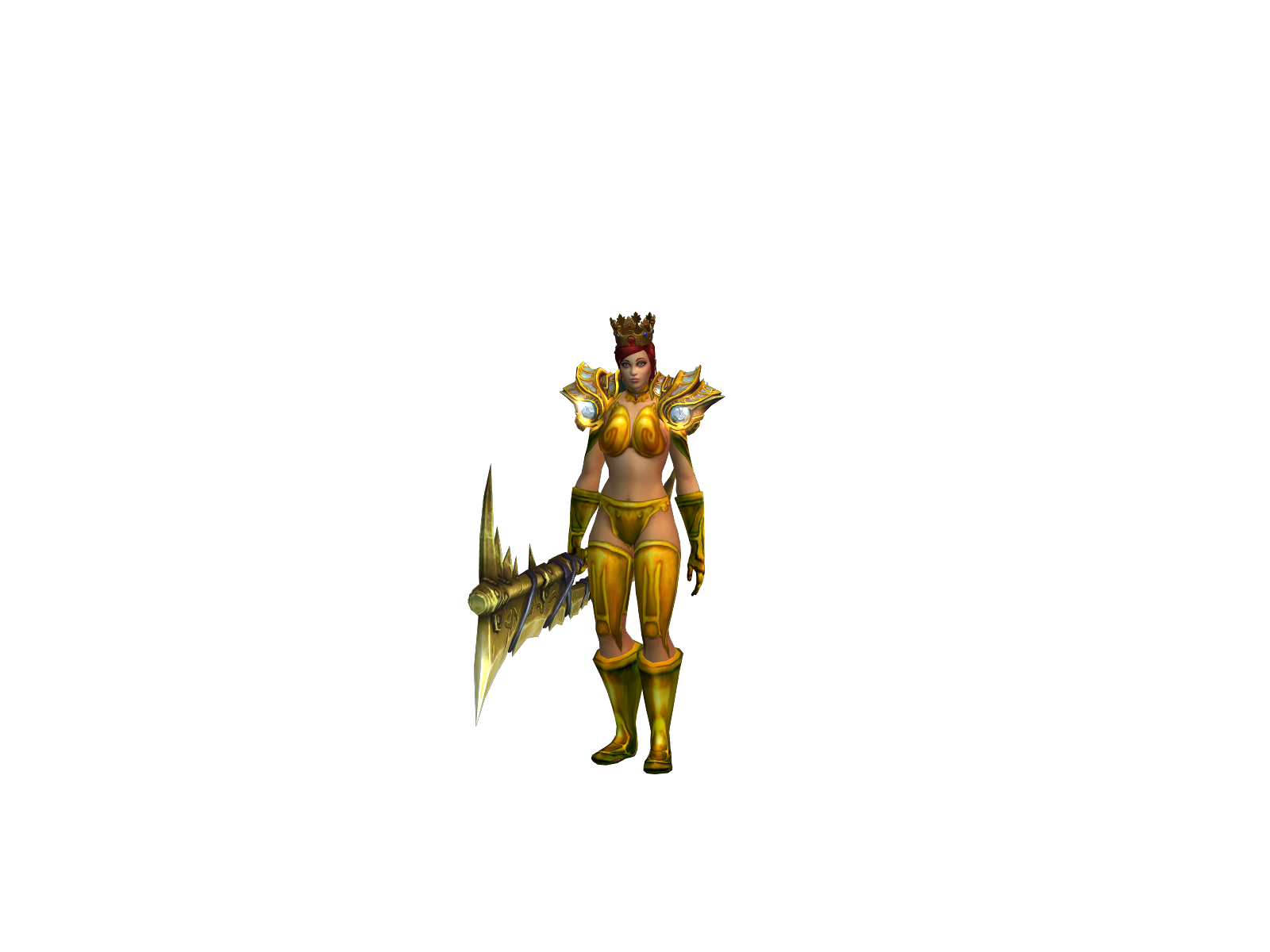 Evelinee 3D character render